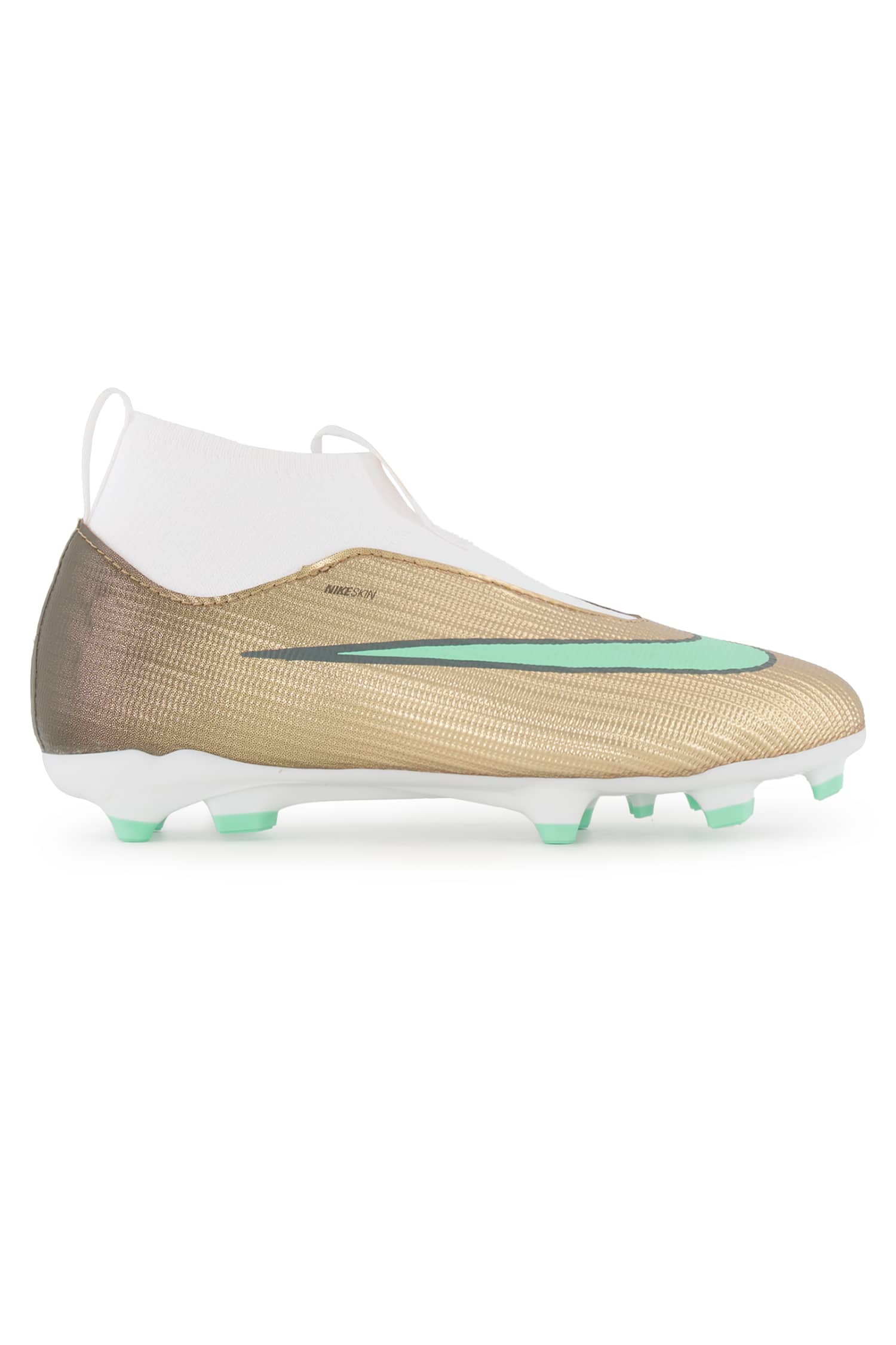Image of Nike Superfly 11 Academy Kylian Mbappé FG/MG Kinder Fussballschuh Gold, , Größe: 38