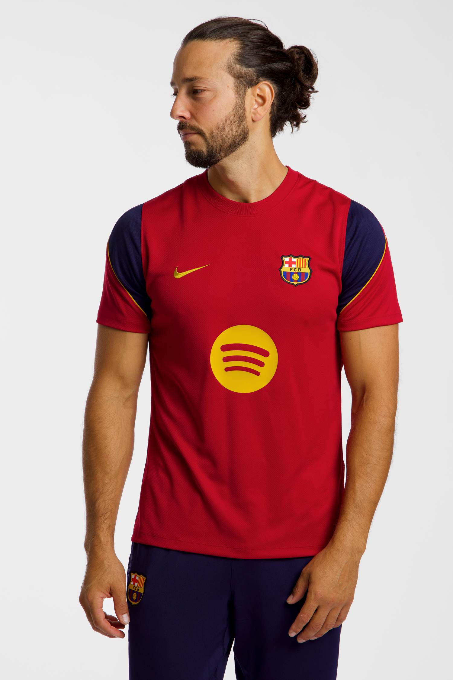 Image of Nike FC Barcelona Dri-FIT Strike Herren T-shirt Rot, Herren, Größe: L