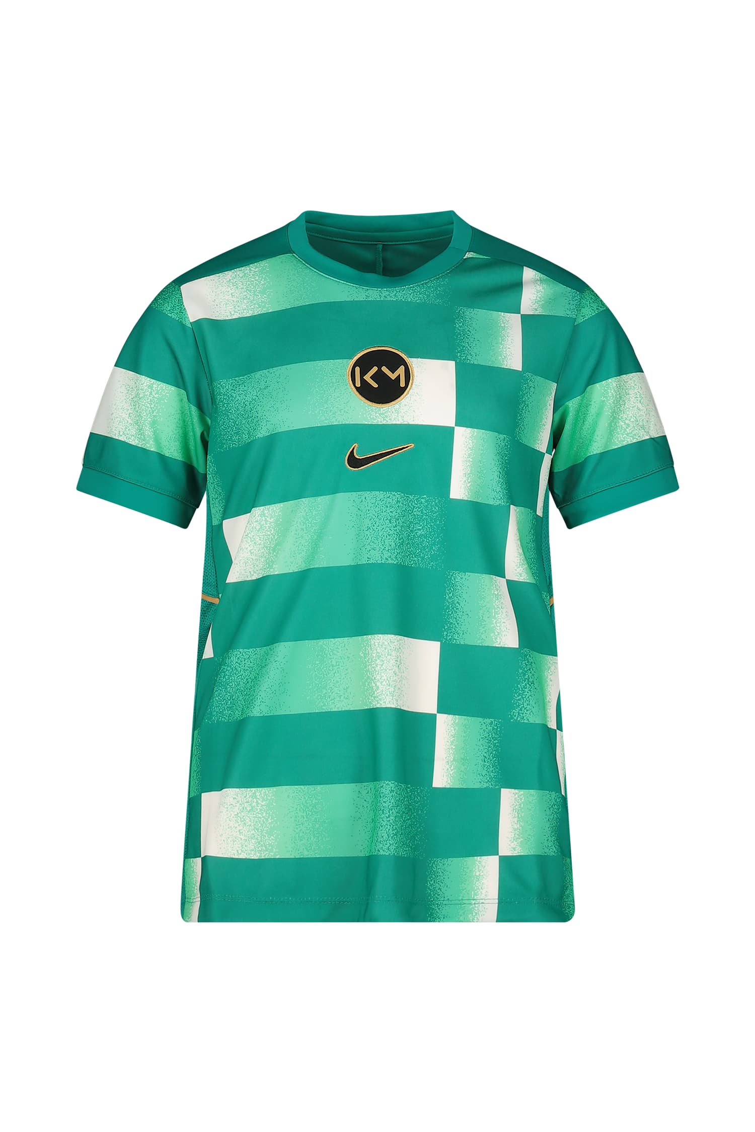 Image of Nike Dri-FIT Academy Kylian Mbappé Kinder T-Shirt Grün, , Größe: 128