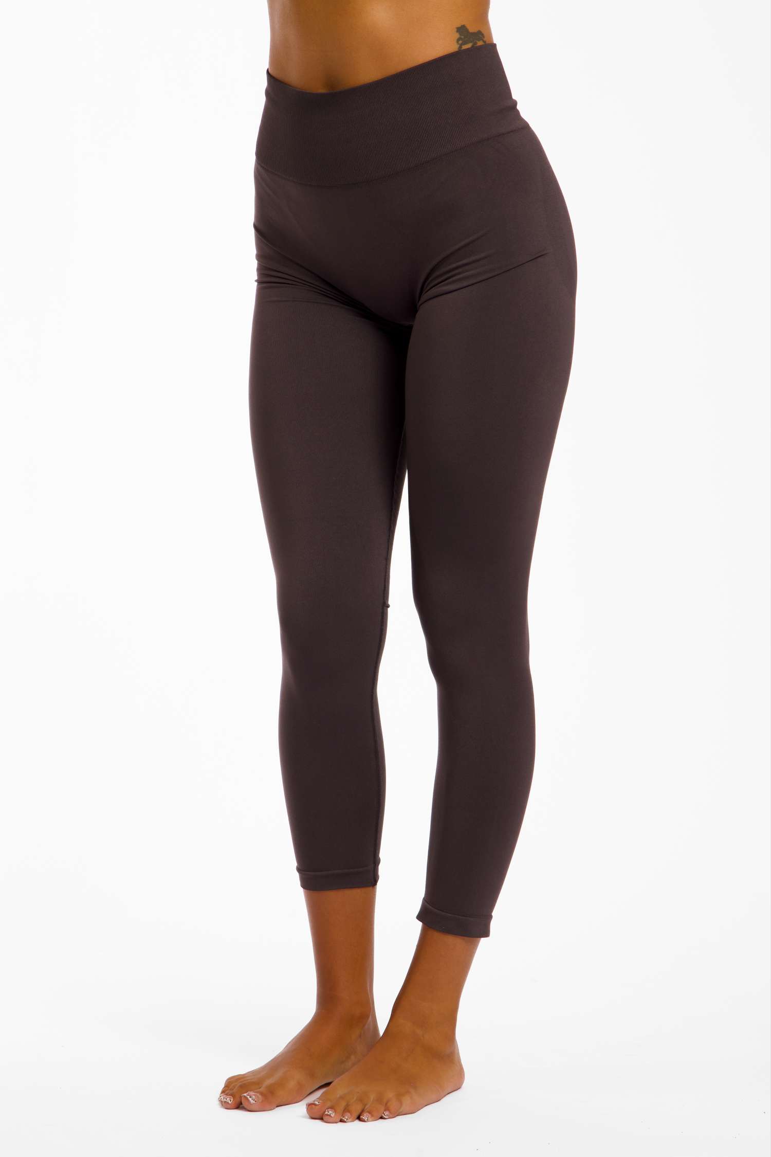 POWERZONE Kurzgrösse Seamless Tight Damen Grau, Damen, Größe: S