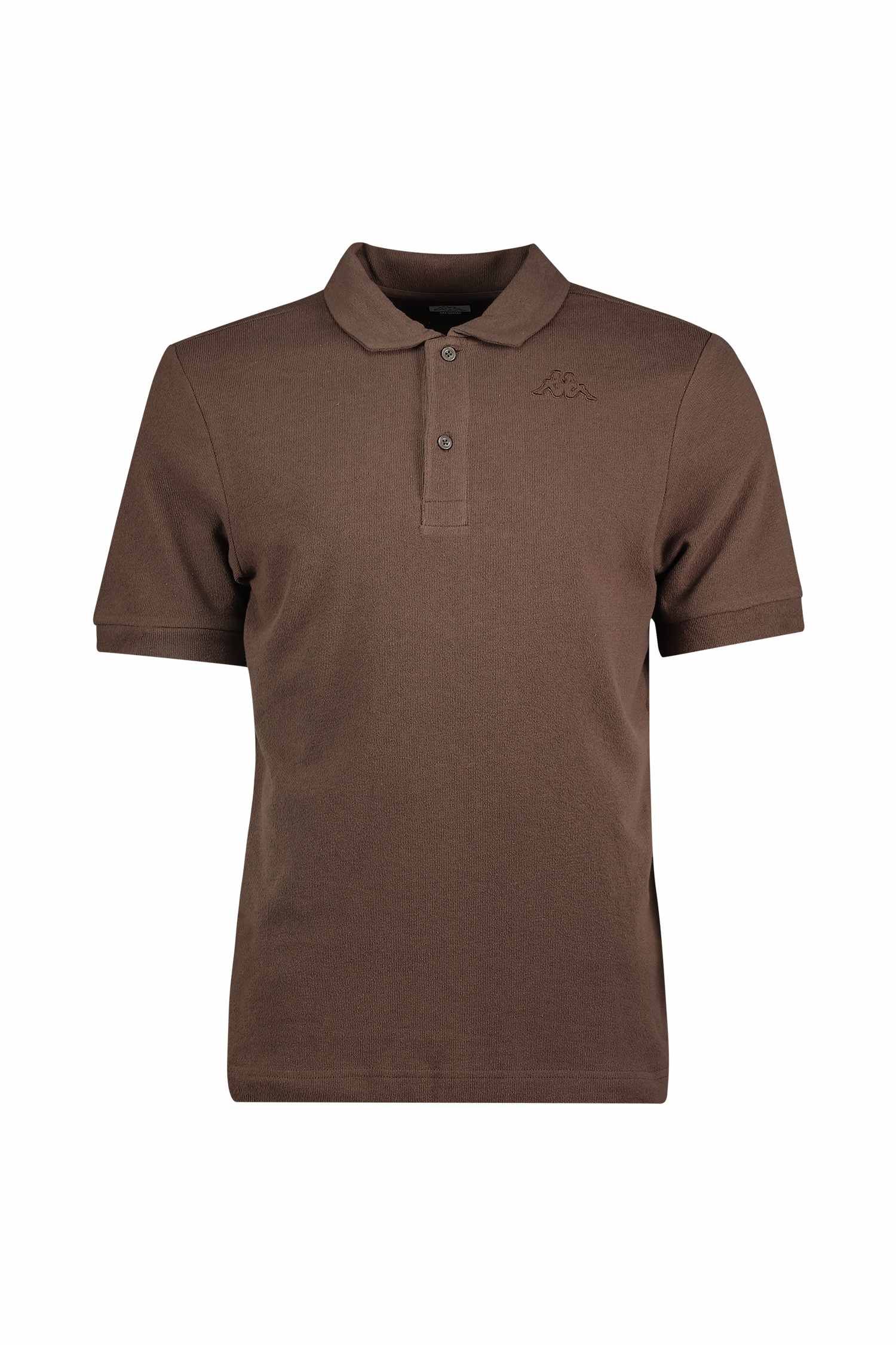 Kappa Izzy Jacquard Herren Poloshirt Braun, Herren, Größe: S