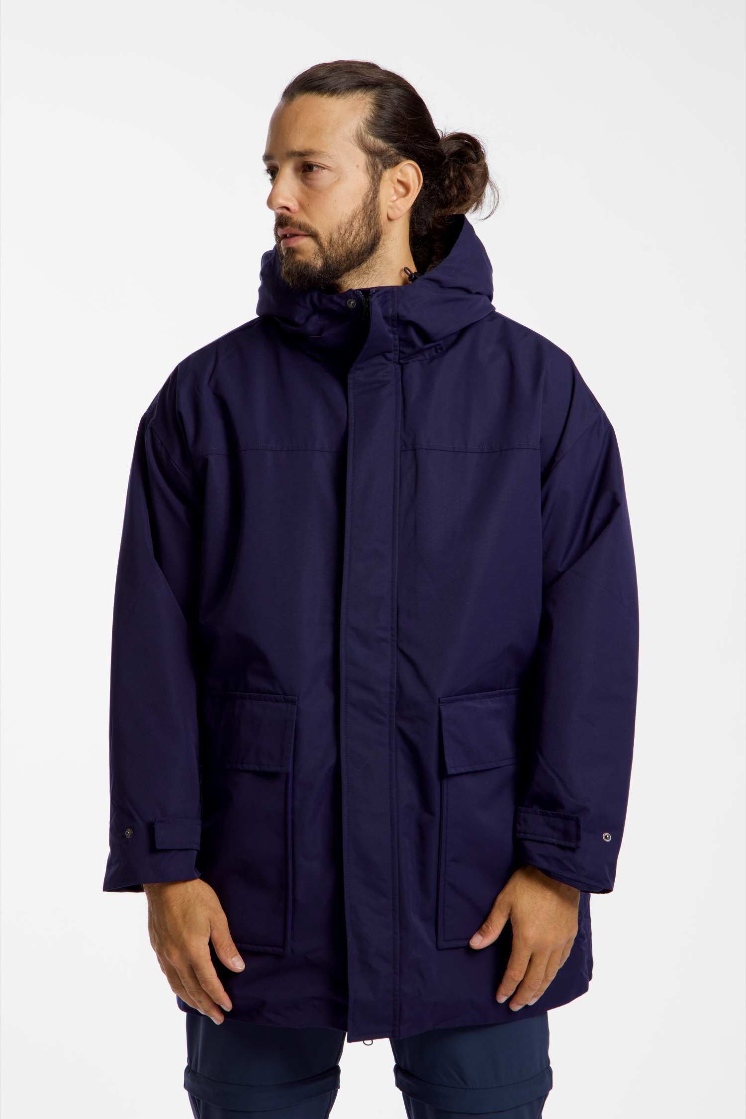 Image of Kappa Shon Herren Winterjacke Blau, Herren, Größe: L