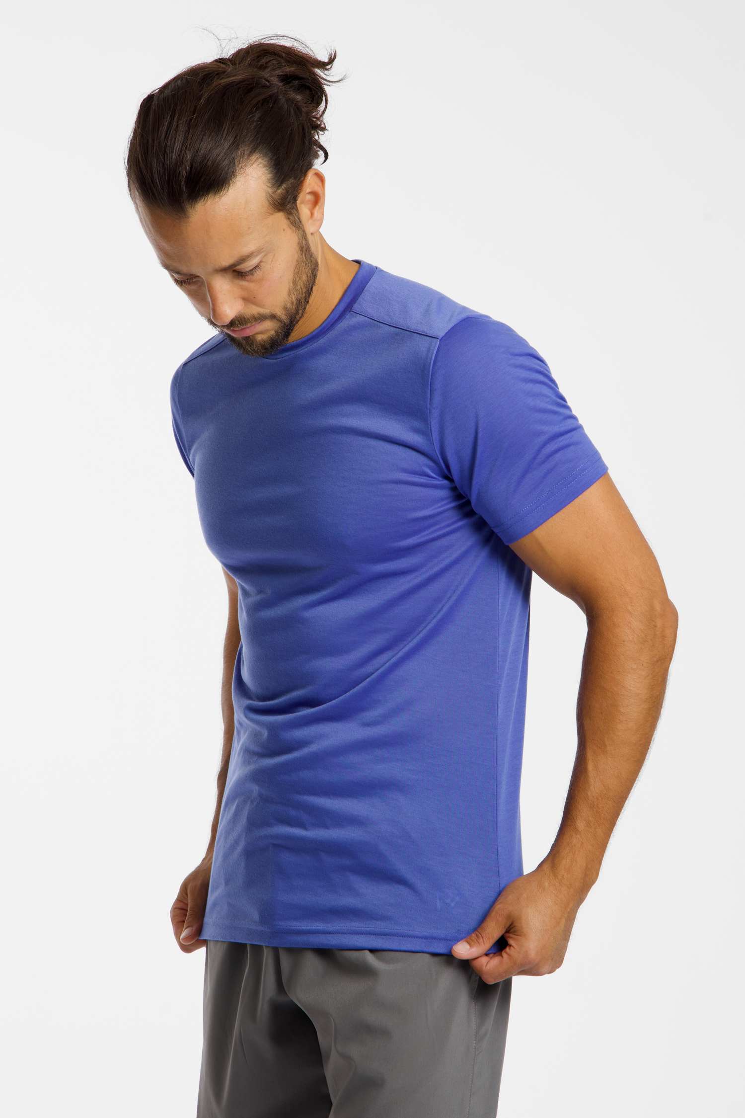POWERZONE Herren T-Shirt Blau, Herren, Größe: M
