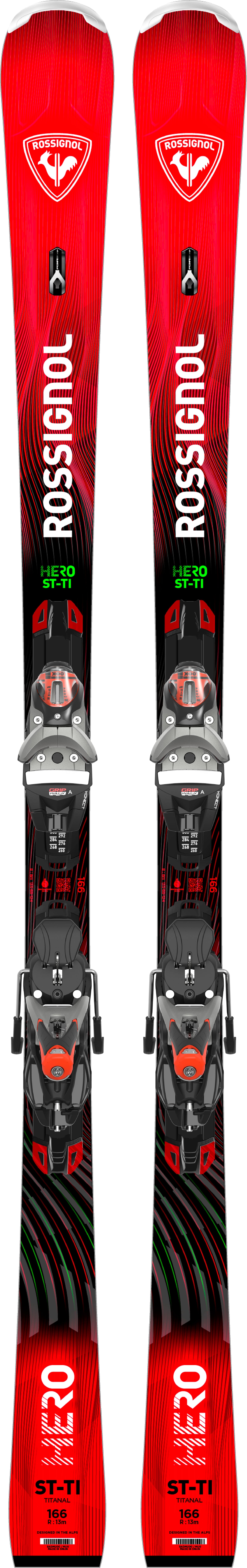 Rossignol Hero ST TI Konect Ski Set 26/27 Rot, Herren, Größe: 172