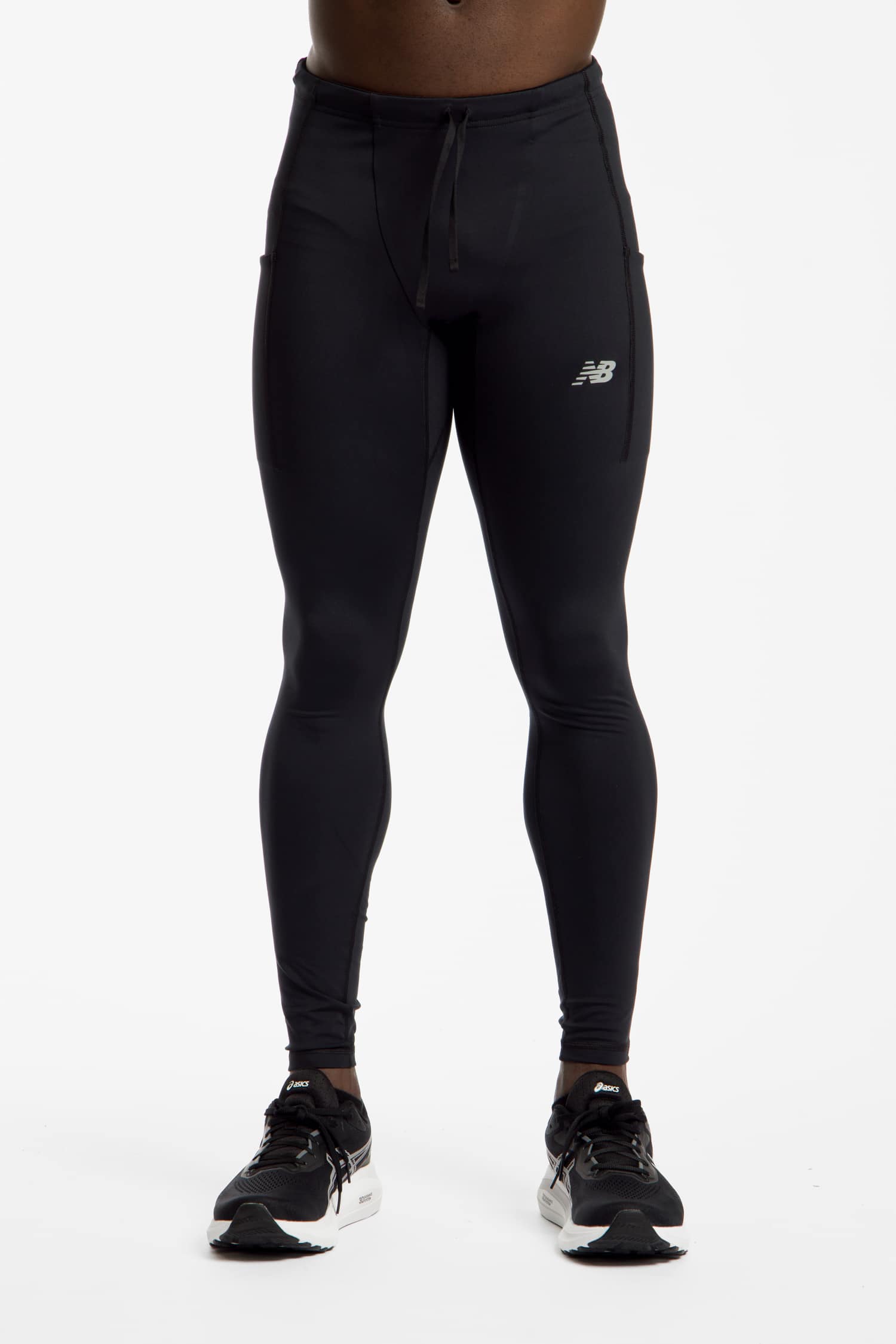 Image of New Balance Athletics Heat Pocket 27" Herren Tight Schwarz, Herren, Größe: L