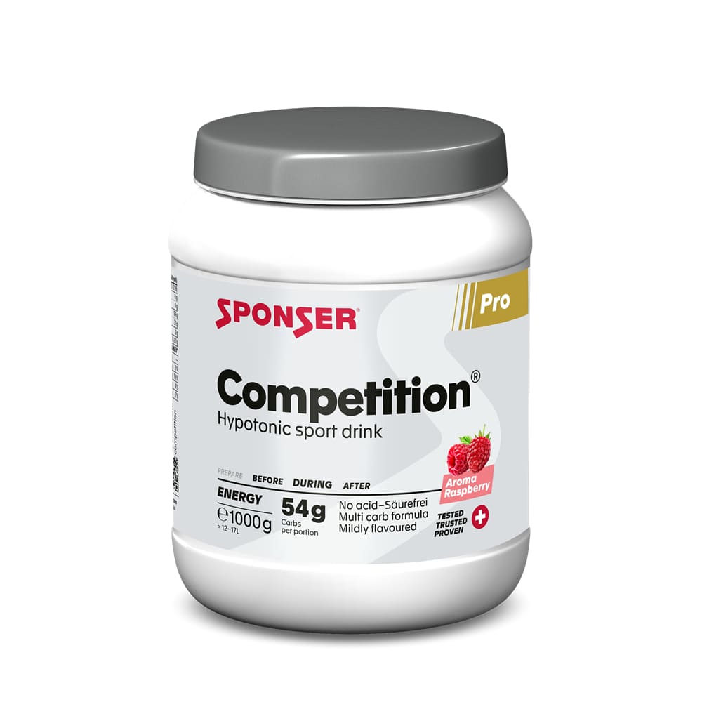 Sponser Competition® Raspberry 1000 g Getränkepulver Weiss, Herren, Größe: 0