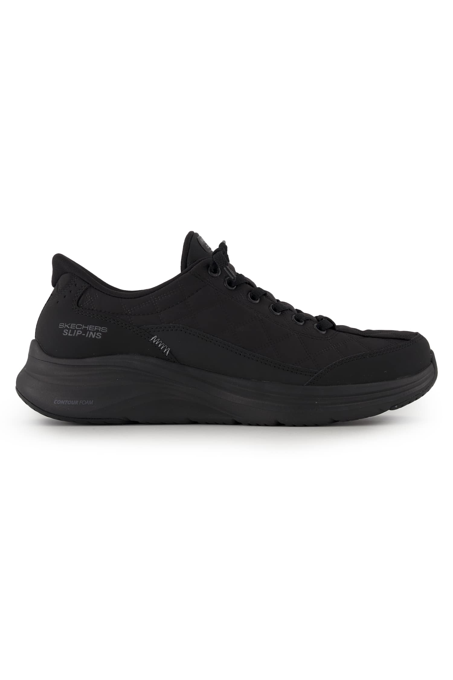 Skechers Slip-ins: Contour Foam Damen Sneaker Schwarz, Damen, Größe: 38 1/2