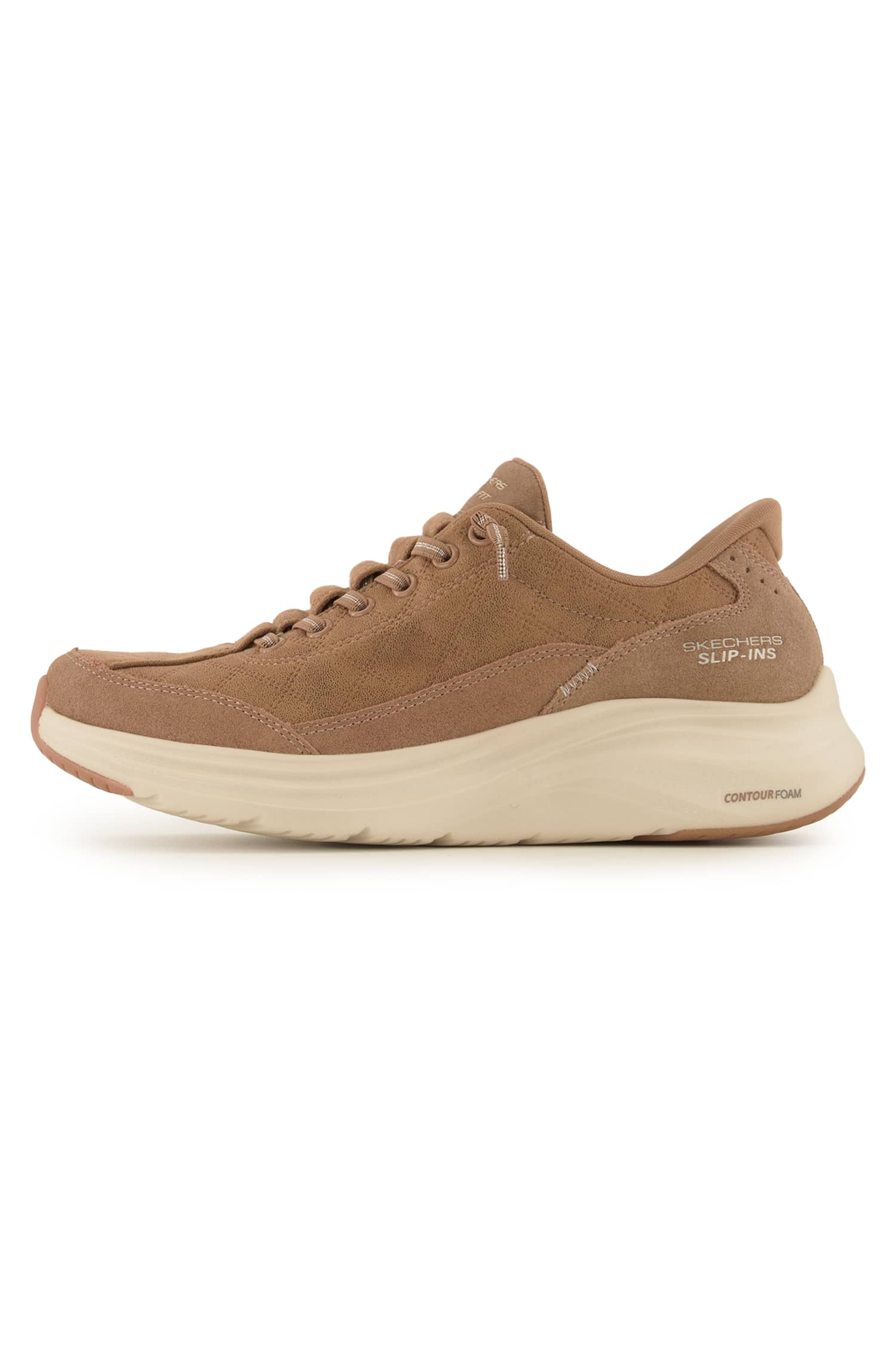 Skechers Slip-ins: Contour Foam Damen Sneaker Braun, Damen, Größe: 40
