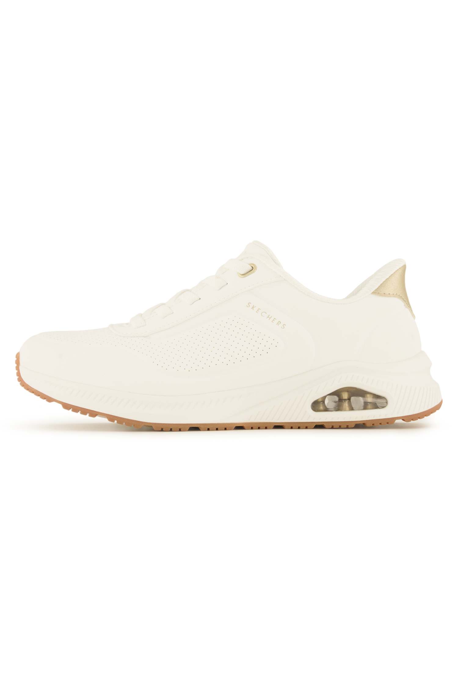 Skechers Arch Fit Uno Damen Sneaker Weiss, Damen, Größe: 38 1/2