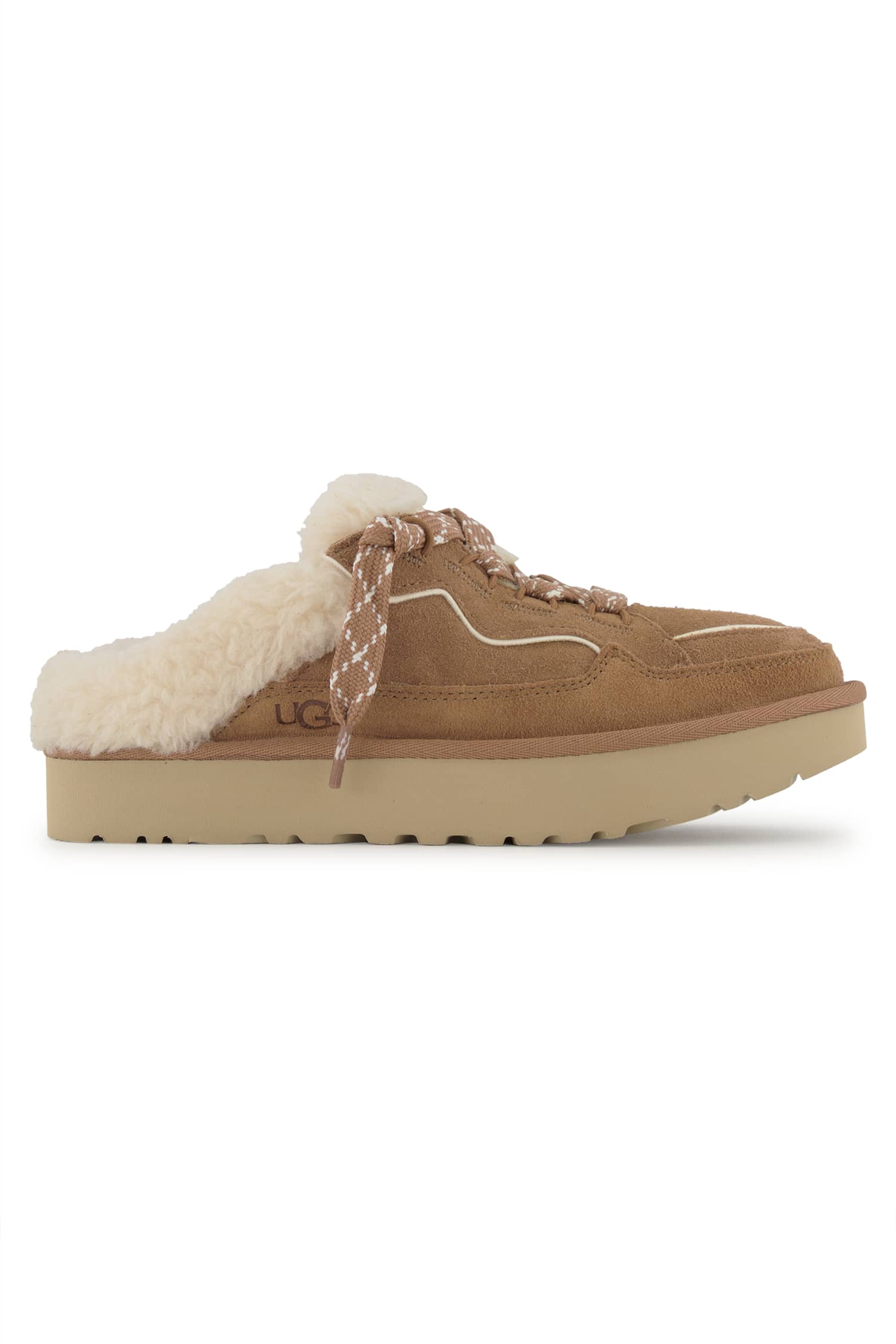 Image of UGG Lowmel Mule Damen Winterschuh Braun, Damen, Größe: 10