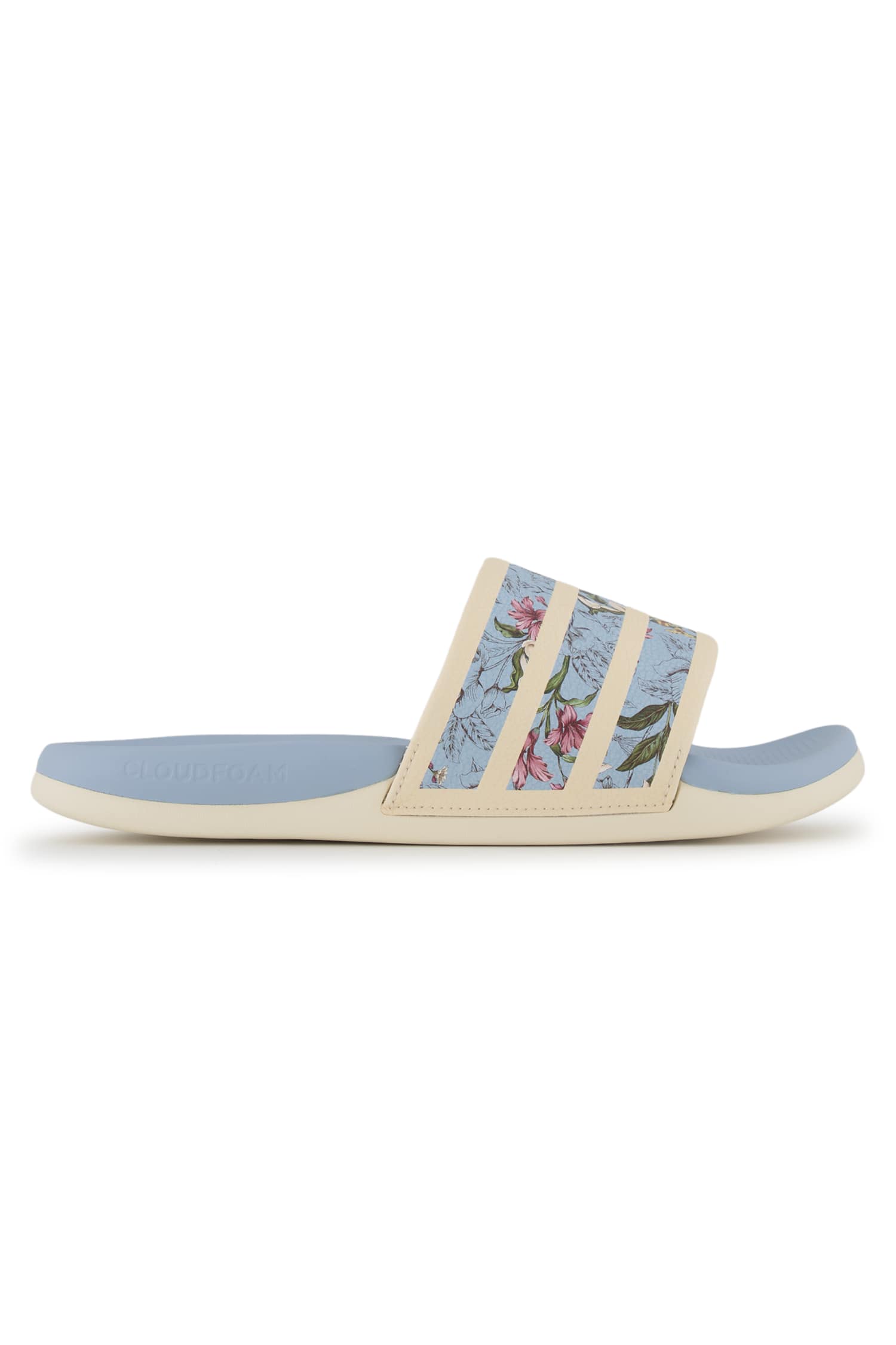 adidas Adilette Comfort 2.0 Damen Slipper Blau, Damen, Größe: 5