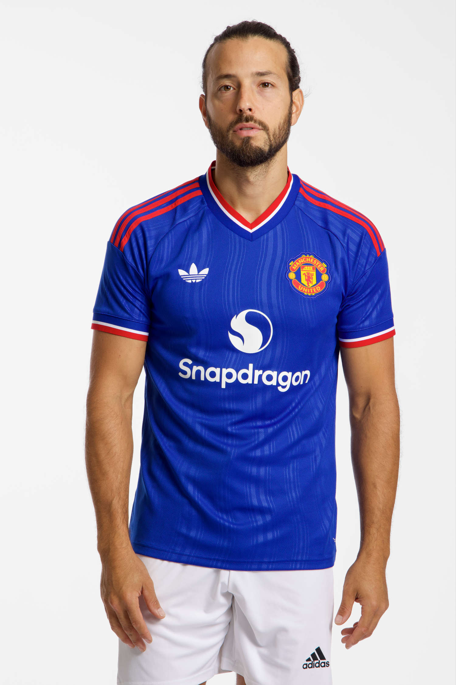 Image of adidas Manchester United Away Replica Herren Fussballtrikot 26/27 Blau, Herren, Größe: L