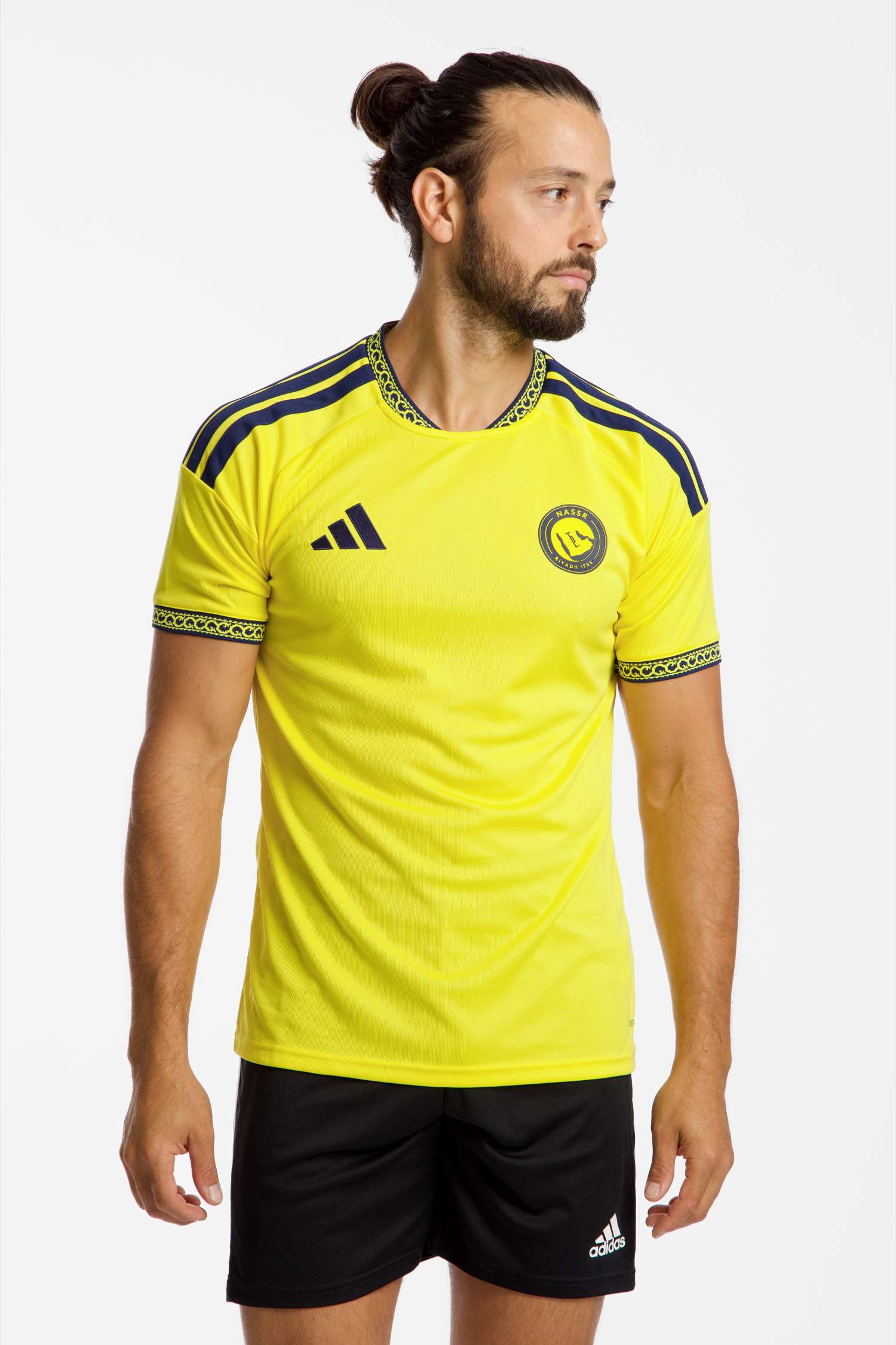 Image of adidas Al Nassr FC Home Replica Ronaldo Herren Fussballtrikot 26/27 Gelb, Herren, Größe: XL