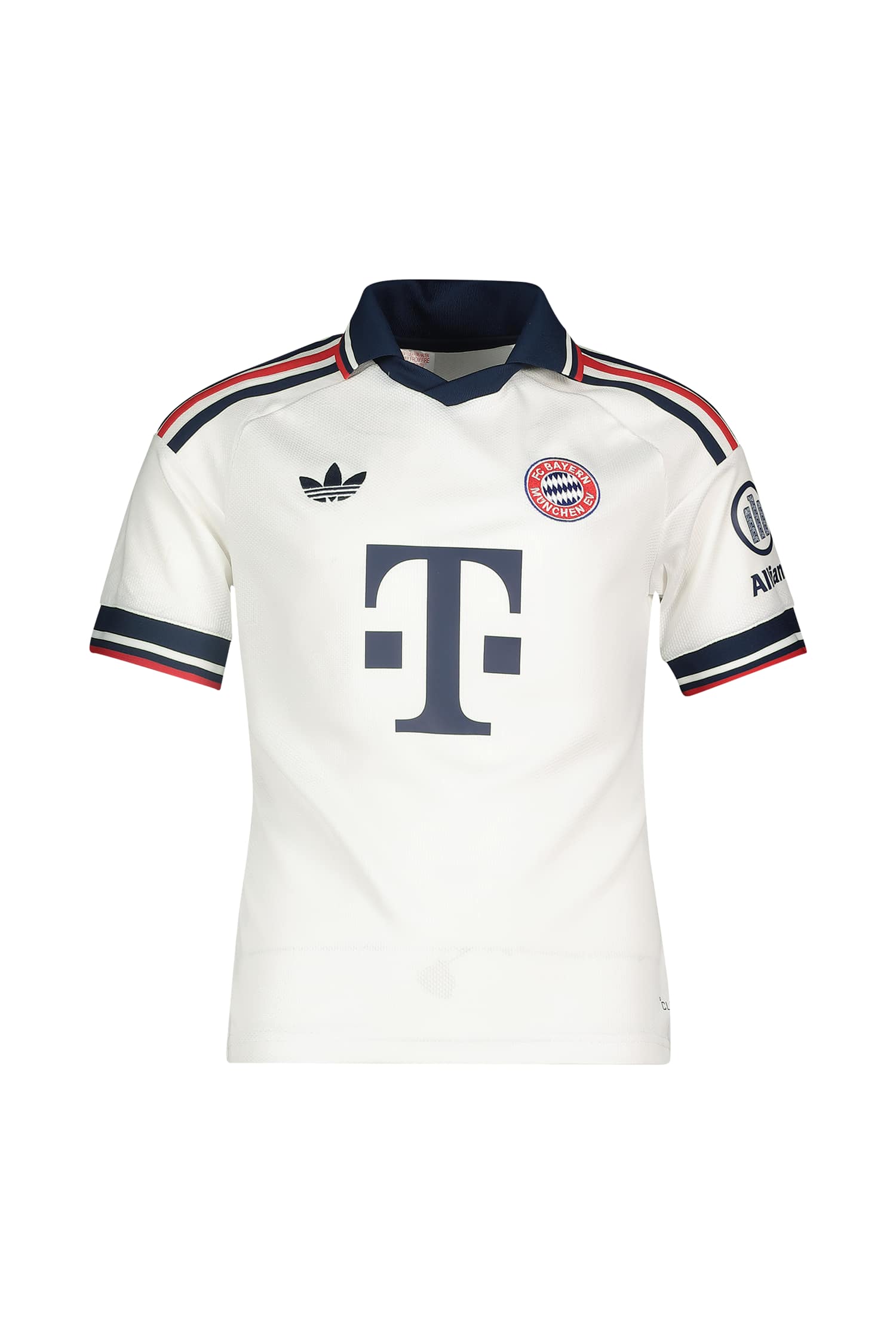 Image of adidas FC Bayern München Away Replica Kinder Fussballtrikot 26/27 Weiss, , Größe: 128