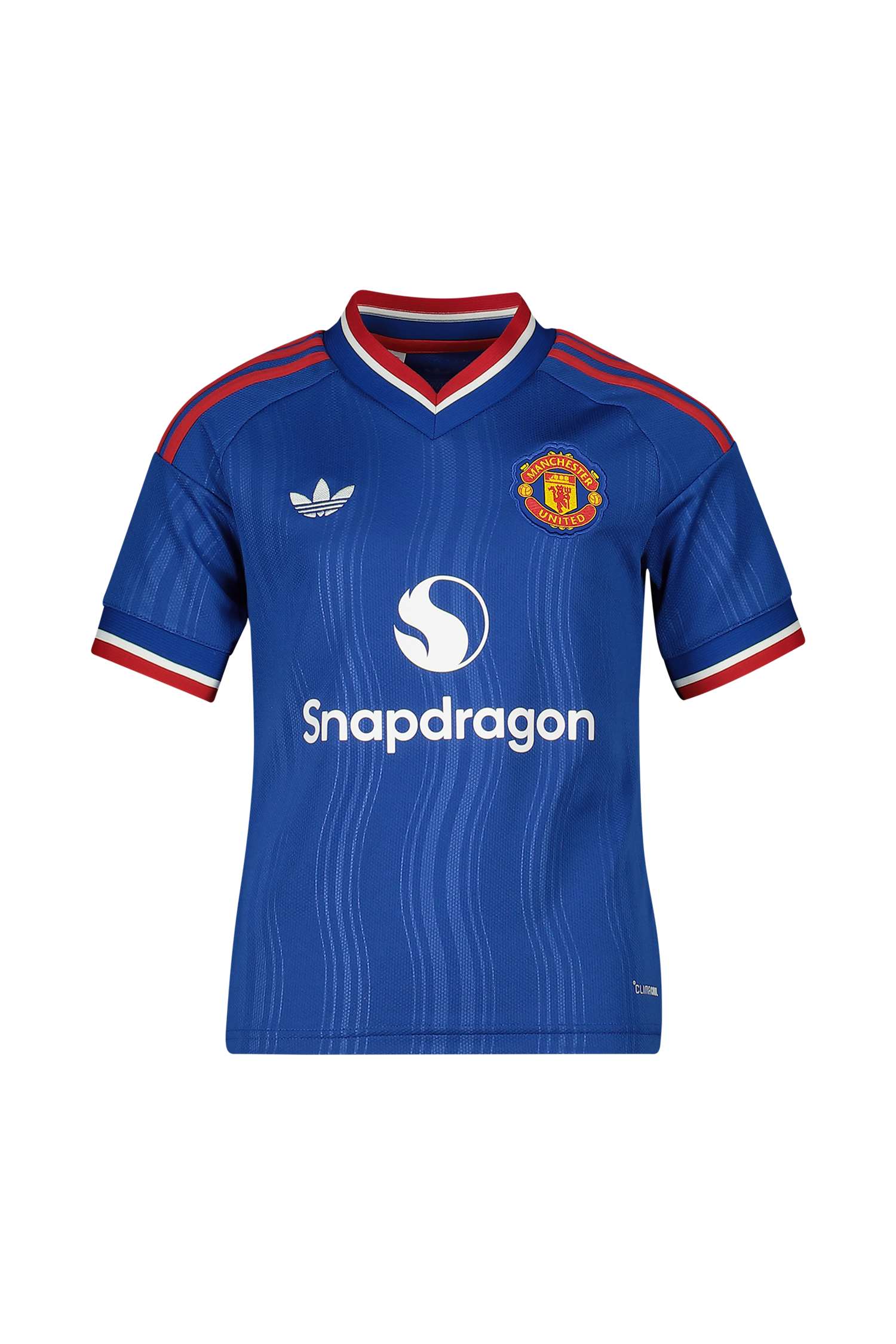 Image of adidas Manchester United Away Replica Kinder Fussballtrikot 26/27 Blau, , Größe: 128