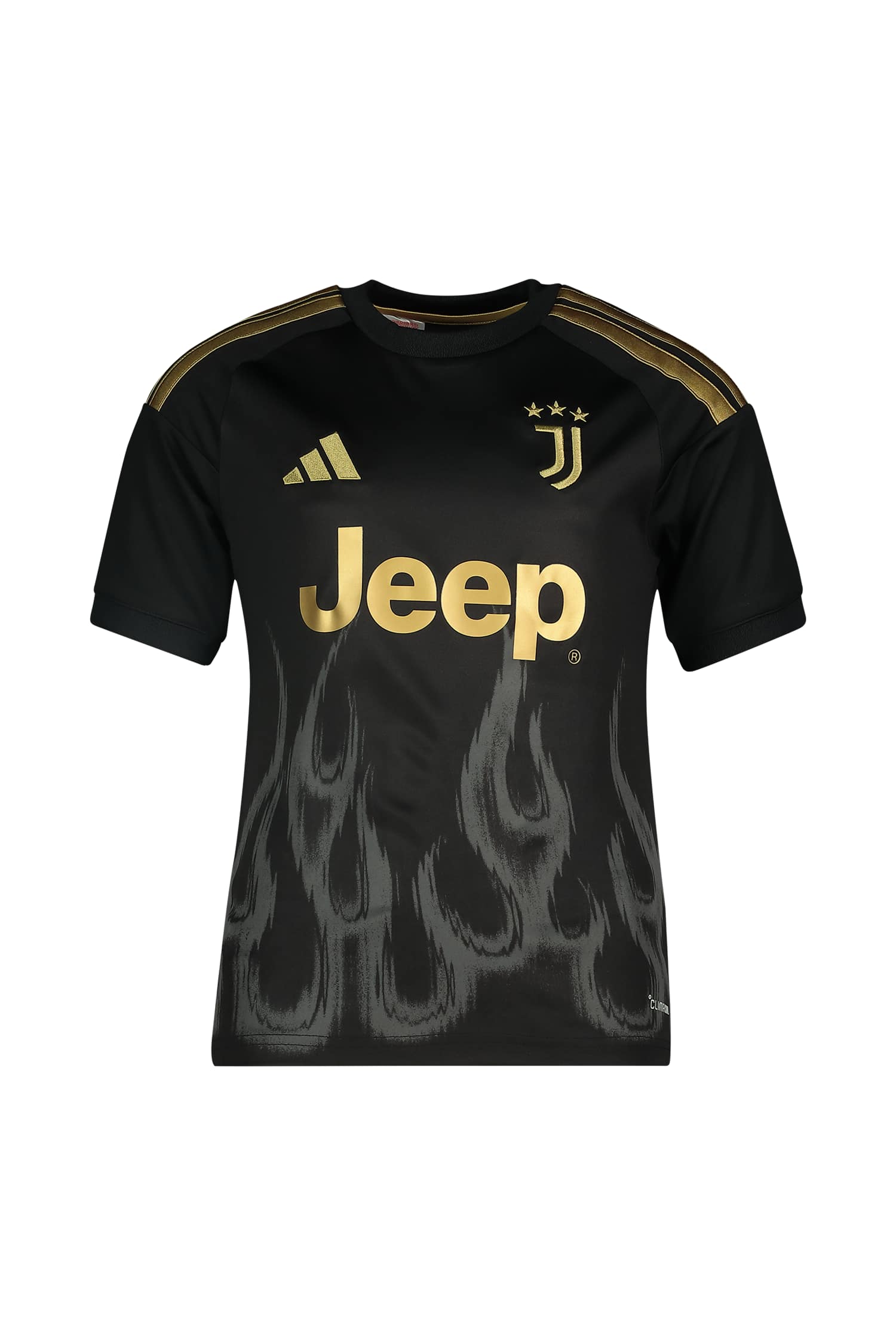 Image of adidas Juventus Turin 3rd Replica Kinder Fussballtrikot 26/27 Schwarz, , Größe: 128