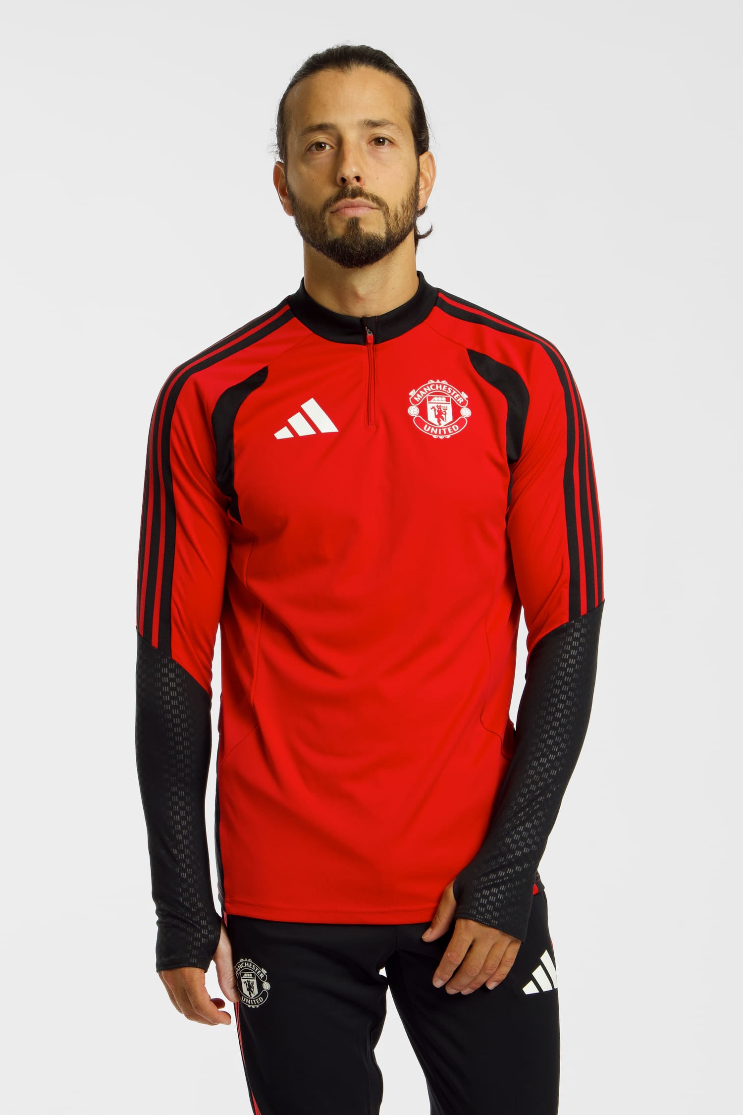 adidas Manchester United Tiro Herren Longsleeve 26/27 Rot, Herren, Größe: S