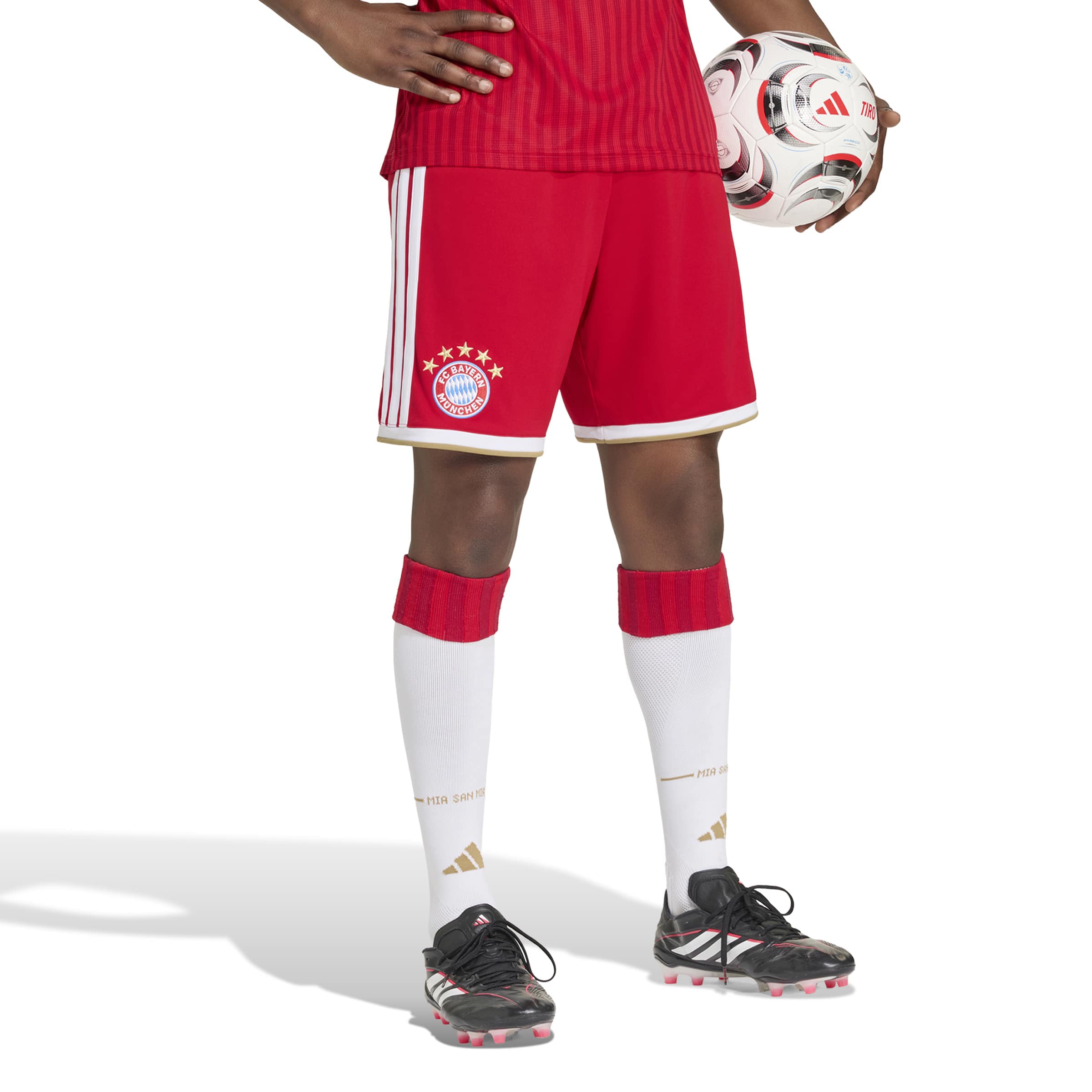 adidas Bayern München Home Replica Herren Short 26/27 Rot, Herren, Größe: L