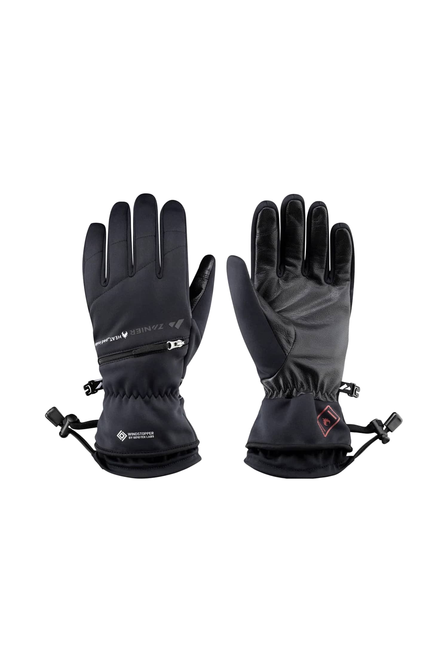Image of ZANIER Heat Pads Outdoor Skihandschuh Schwarz, Herren, Größe: 10
