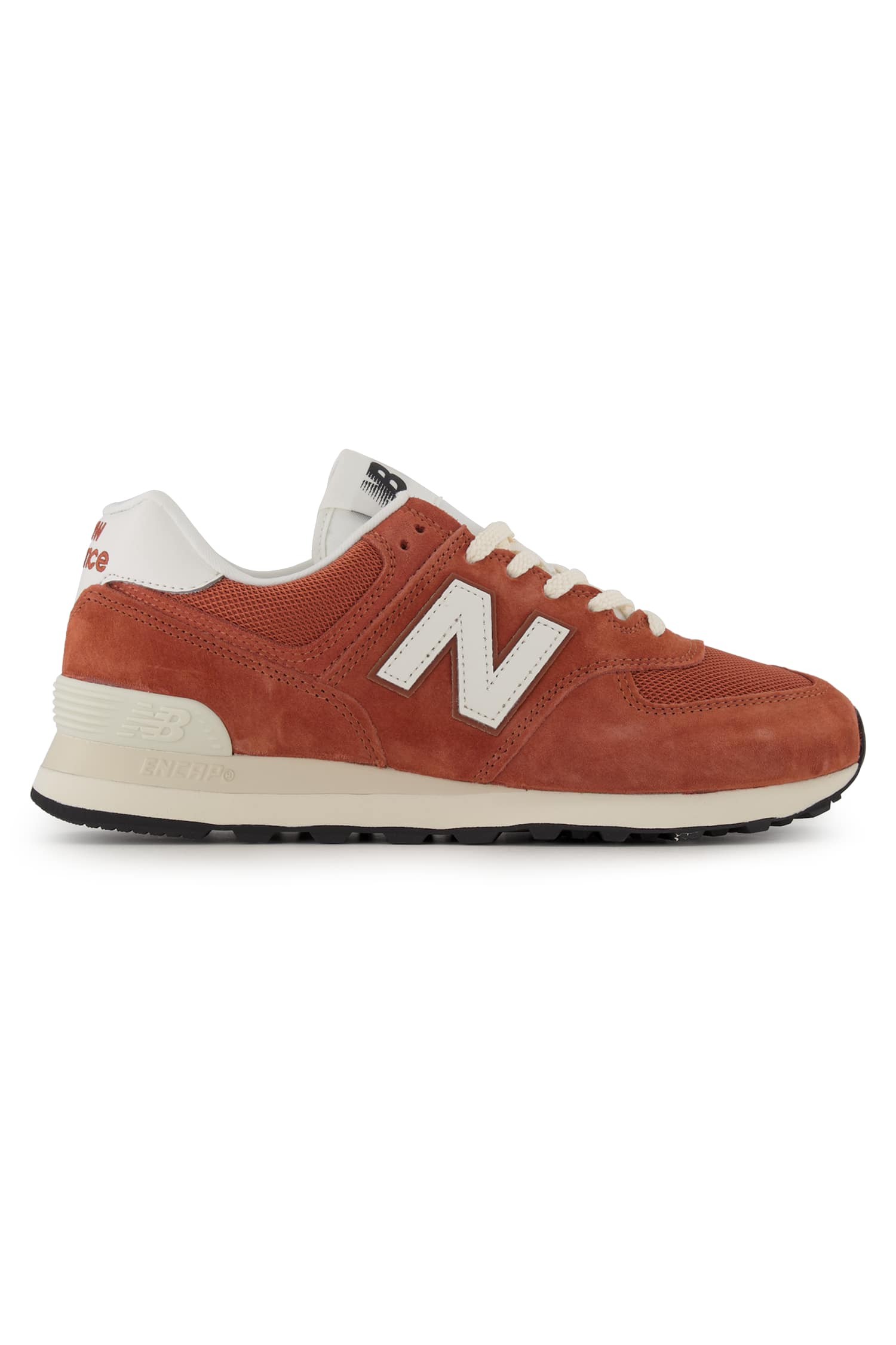 New Balance 574 Herren Sneaker Orange, Herren, Größe: 8