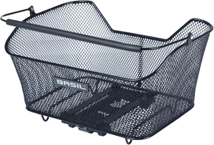 Basil Base M MIK Fahrradkorb Schwarz, Herren, Größe: ONE SIZE