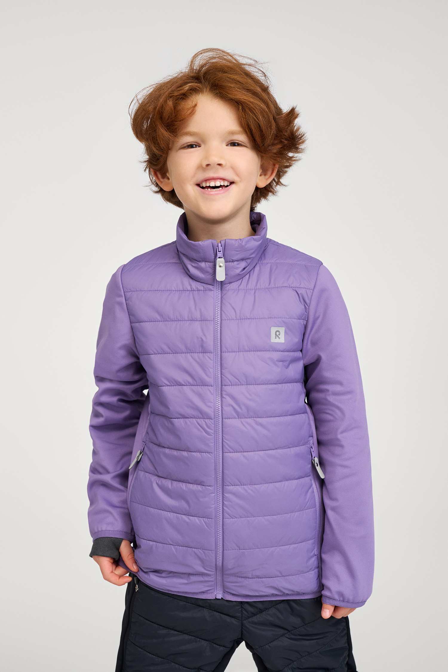 reima Sprintti Mini Hybrid Kinder Outdoorjacke Lila, , Größe: 110