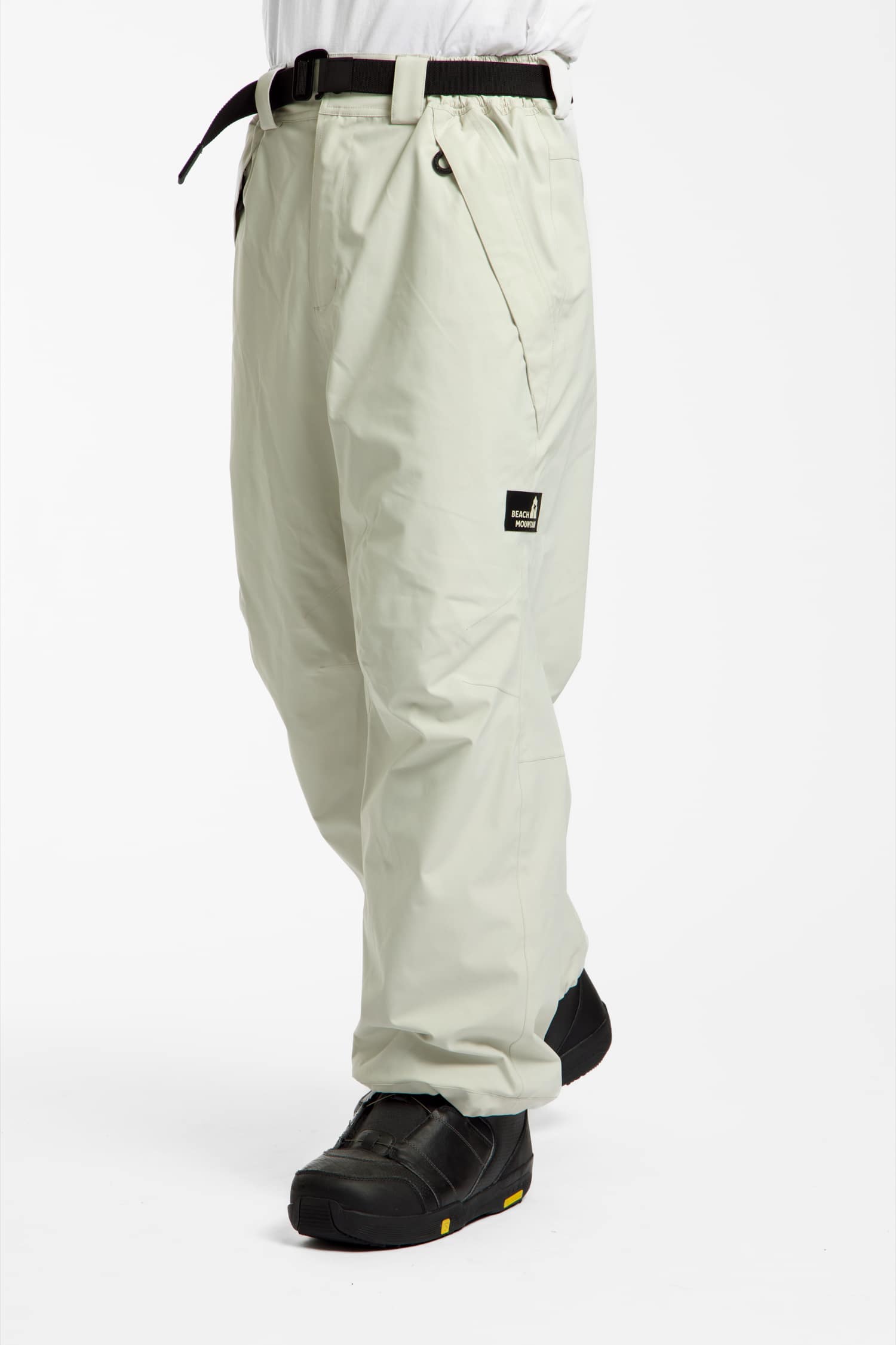 Image of BEACH MOUNTAIN Baggy Snowboardhose UNISEX Offwhite, Herren, Größe: L