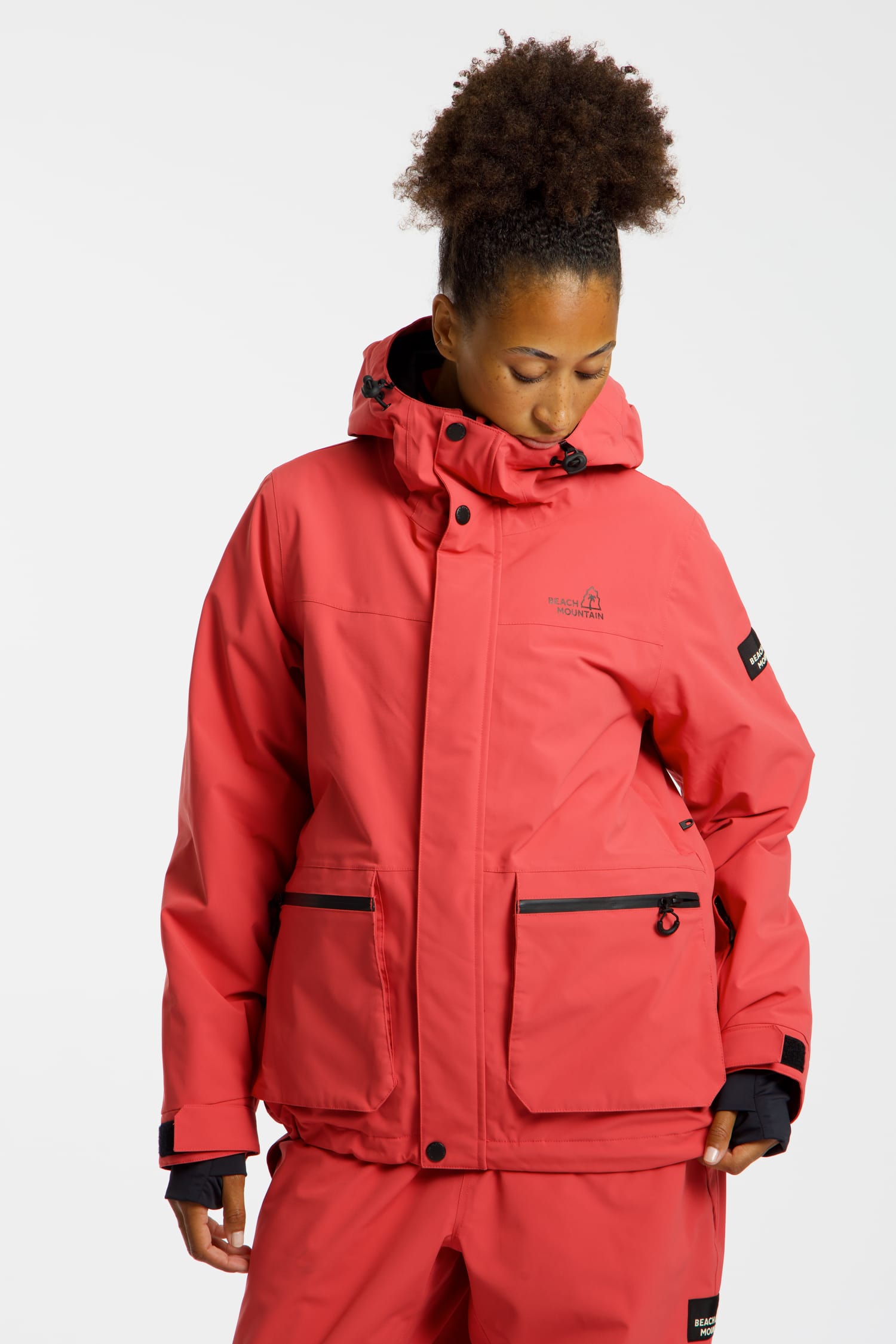 Image of BEACH MOUNTAIN Damen Snowboardjacke Pink, Damen, Größe: 34
