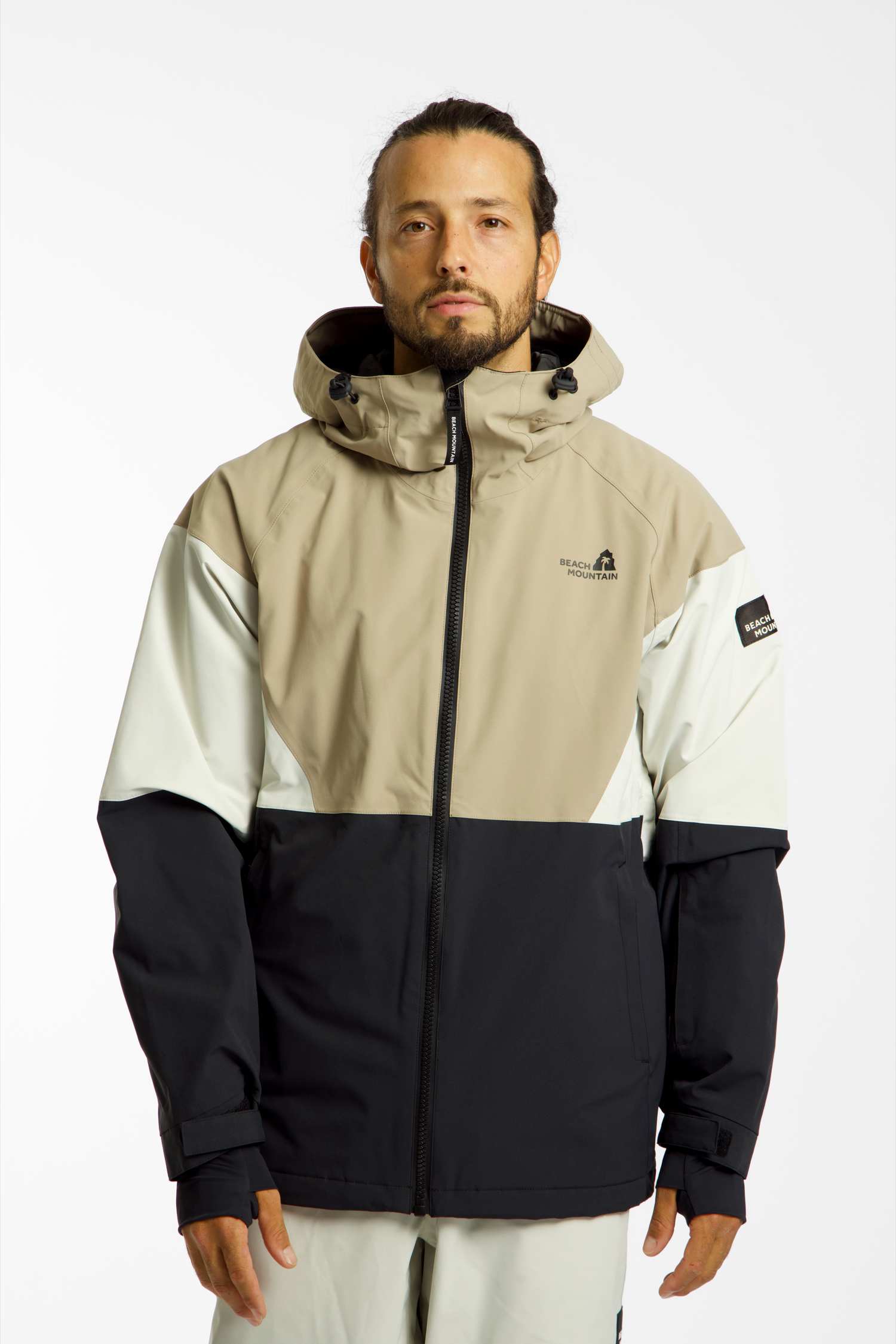 Image of BEACH MOUNTAIN Herren Snowboardjacke Schwarz, Herren, Größe: L