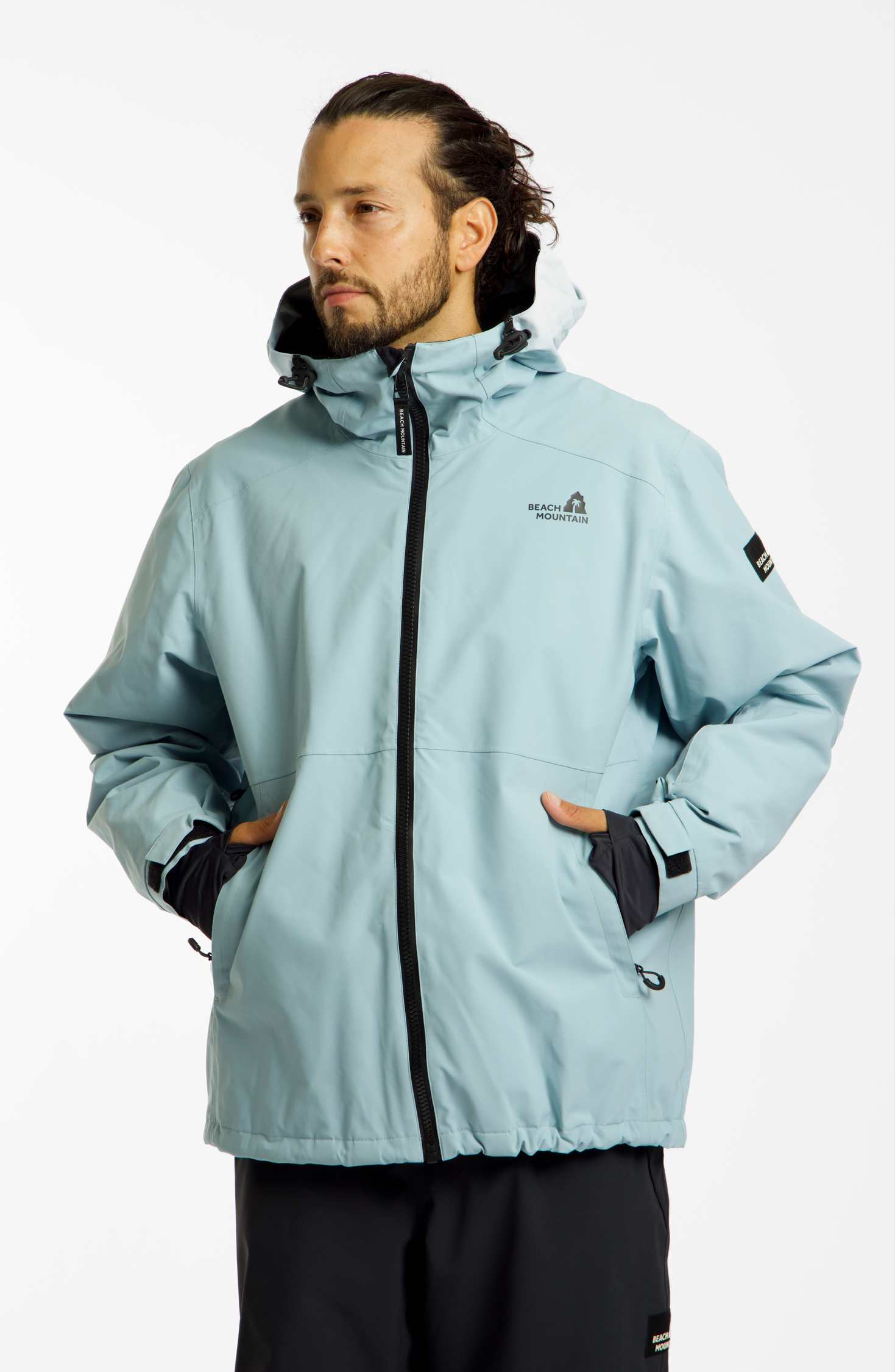 Image of BEACH MOUNTAIN Herren Snowboardjacke Hellblau, Herren, Größe: XXL