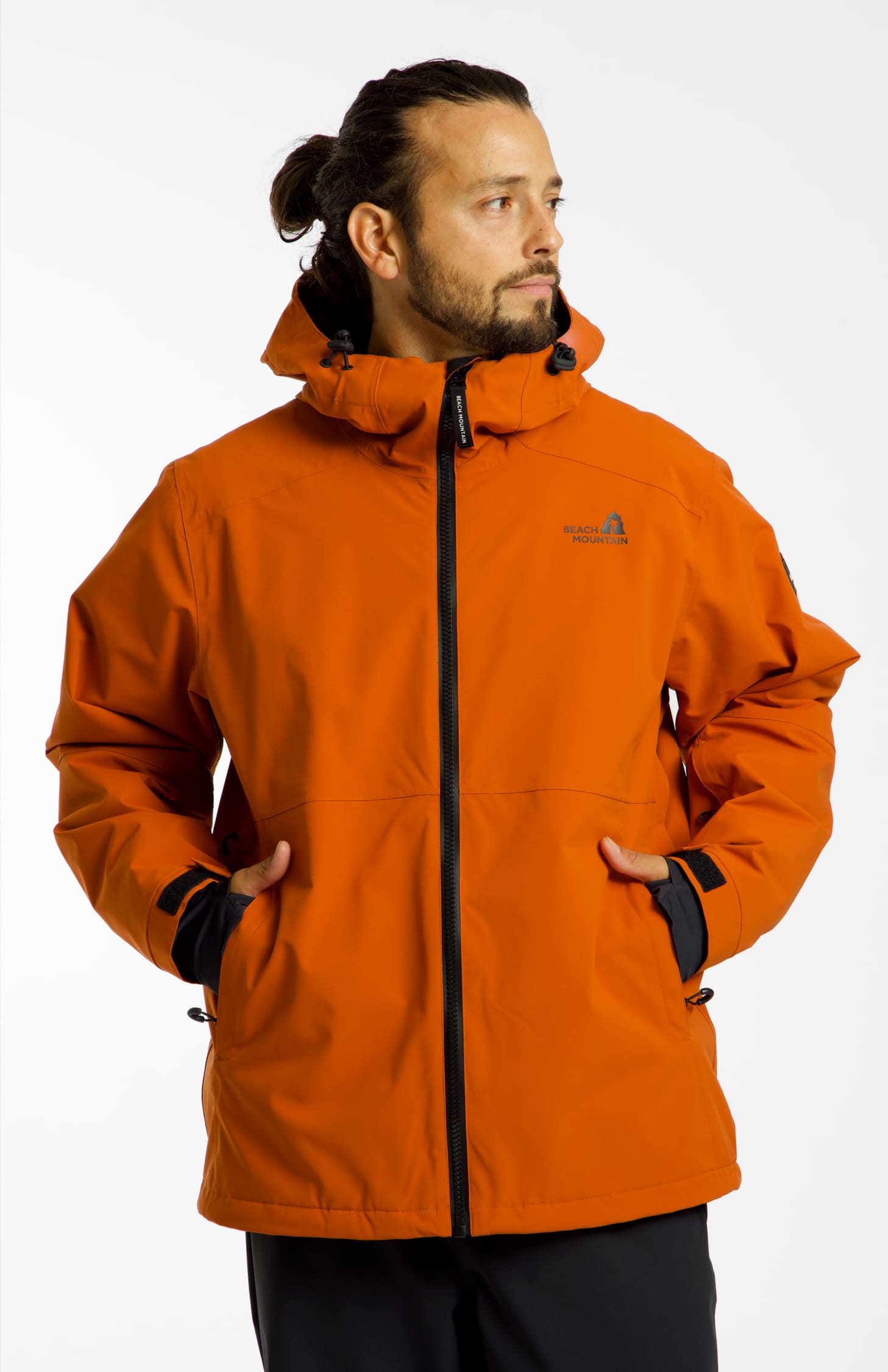 Image of BEACH MOUNTAIN Herren Snowboardjacke Orange, Herren, Größe: XXL