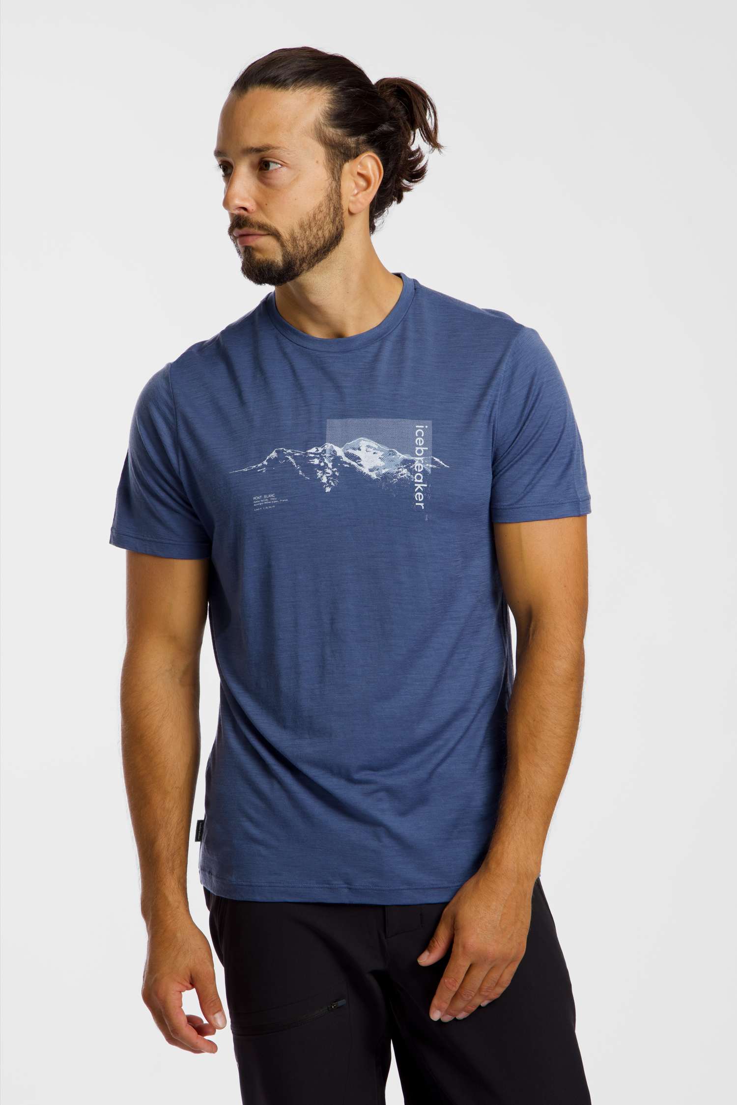 Image of icebreaker Merino 150 Tech Lite Pure Altitude Herren T-Shirt Grau, Herren, Größe: L
