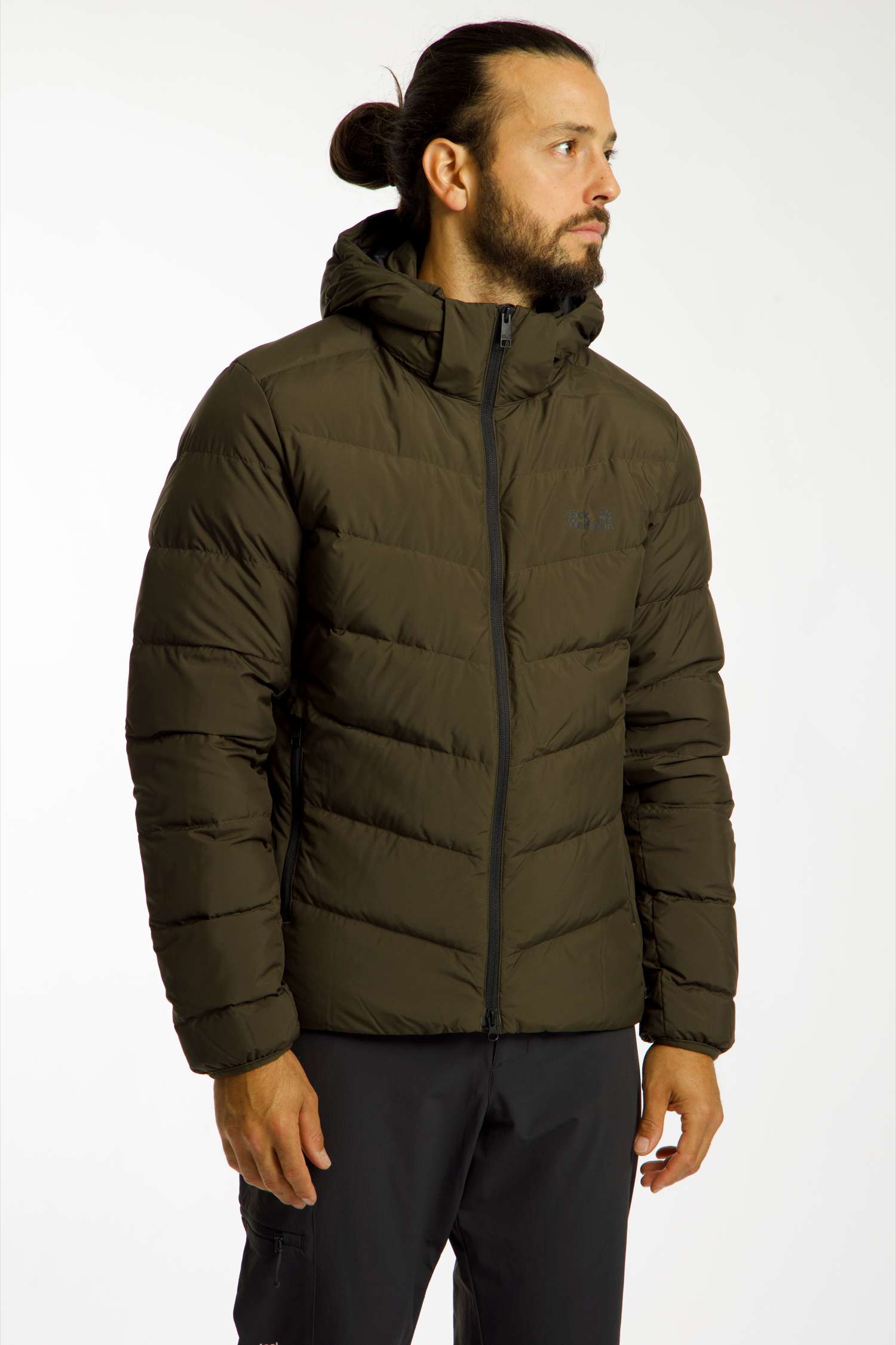 Image of Jack Wolfskin Colonius Herren Daunenjacke Braun, Herren, Größe: L