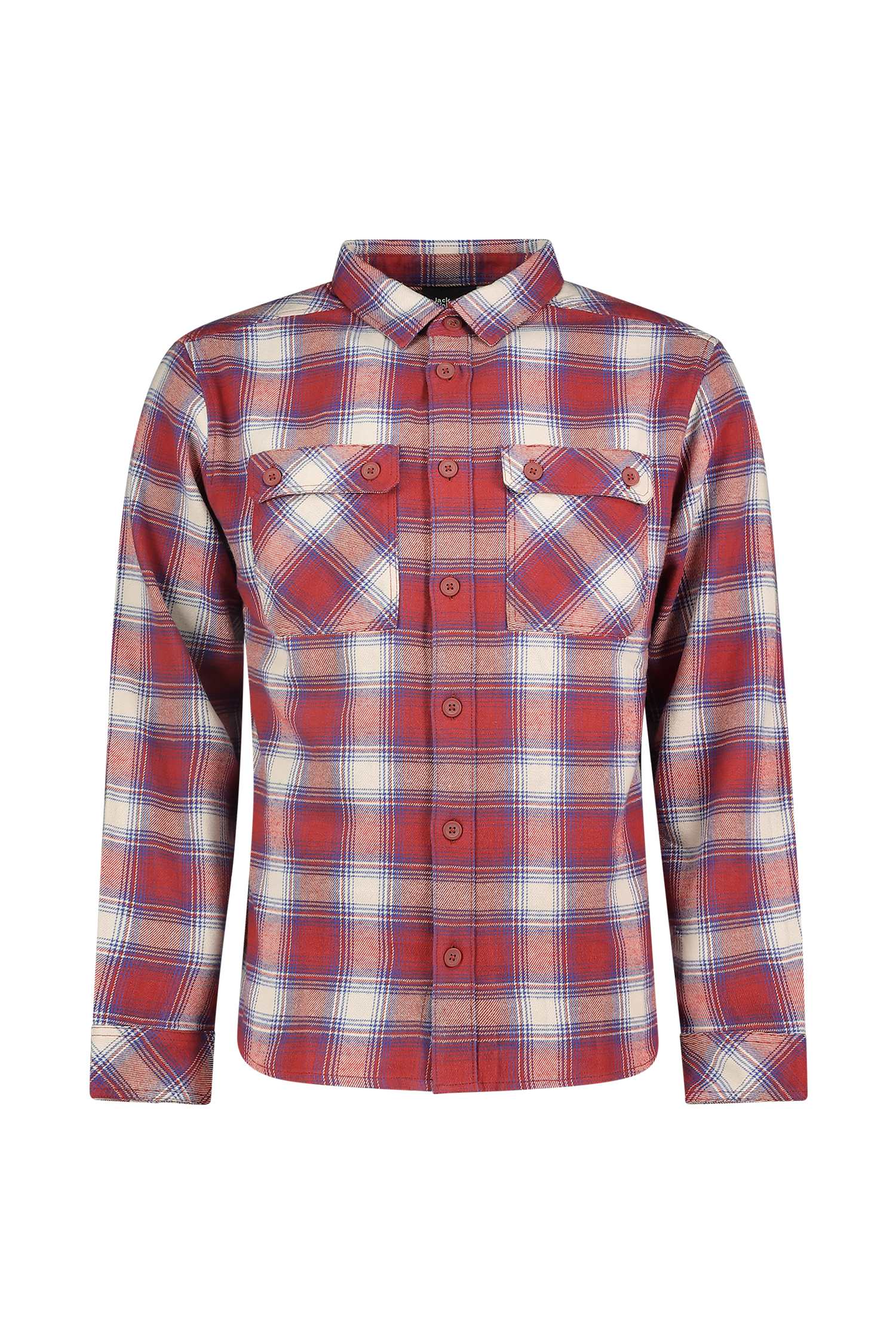 Image of Jack Wolfskin Baya Flanel Herren Wanderhemd Rot, Herren, Größe: L