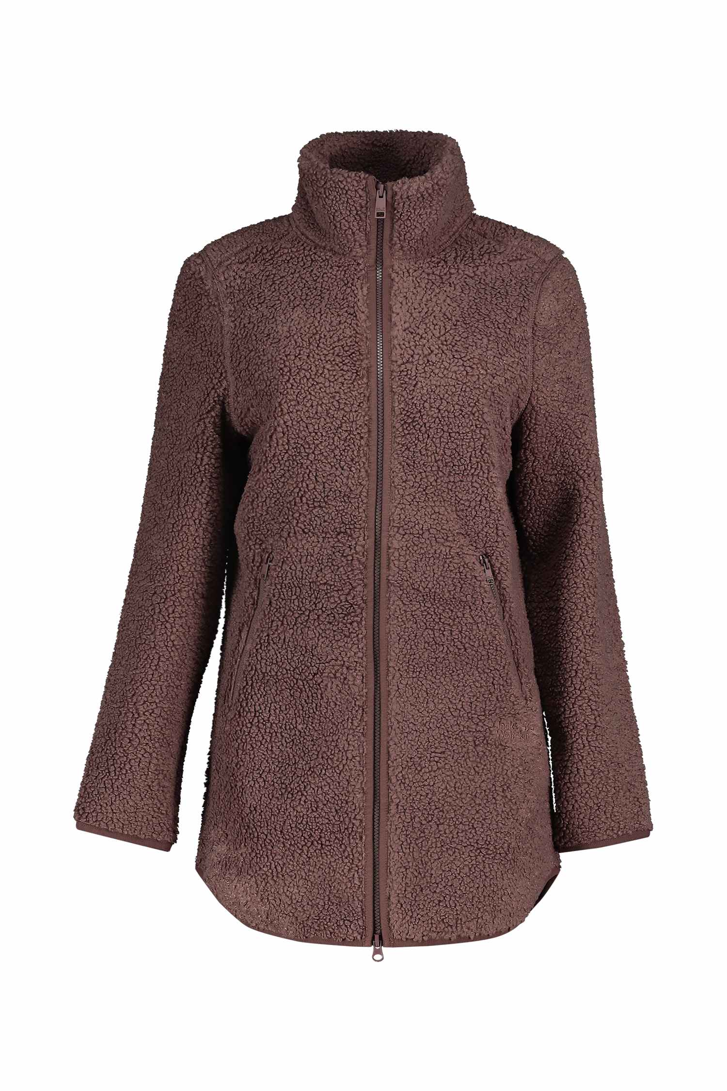 Image of Jack Wolfskin High Curl Coat Damen Midlayer Lila, Damen, Größe: L