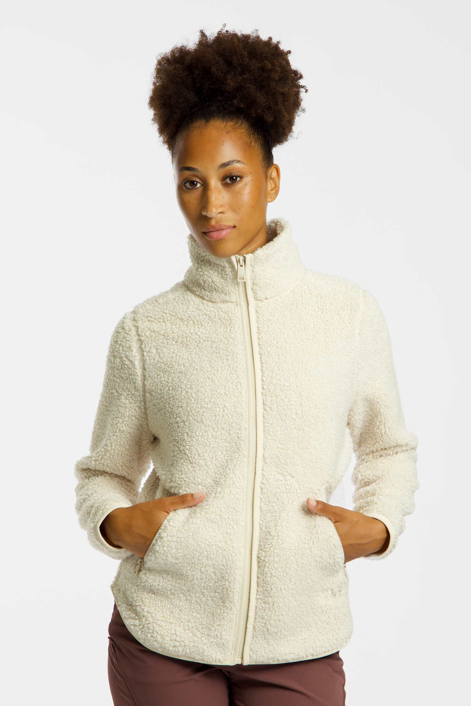 Image of Jack Wolfskin High Curl Damen Midlayer Beige, Damen, Größe: L