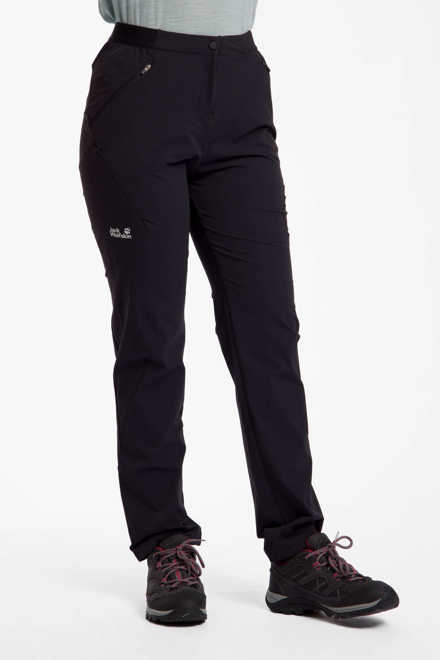 Image of Jack Wolfskin Activate Flex Damen Wanderhose Schwarz, Damen, Größe: 36