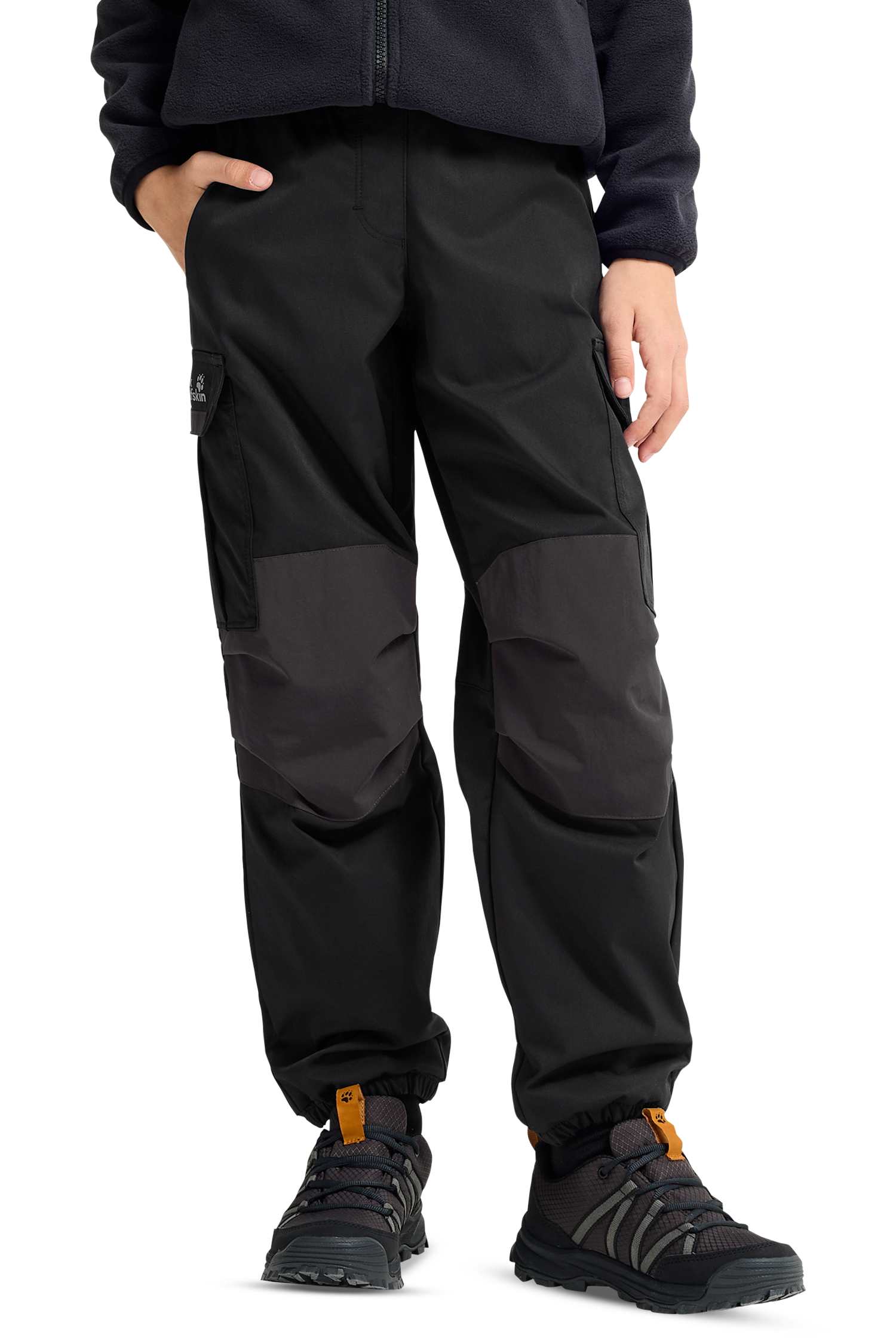 Image of Jack Wolfskin Cargo Winter Kinder Wanderhose Schwarz, , Größe: 116