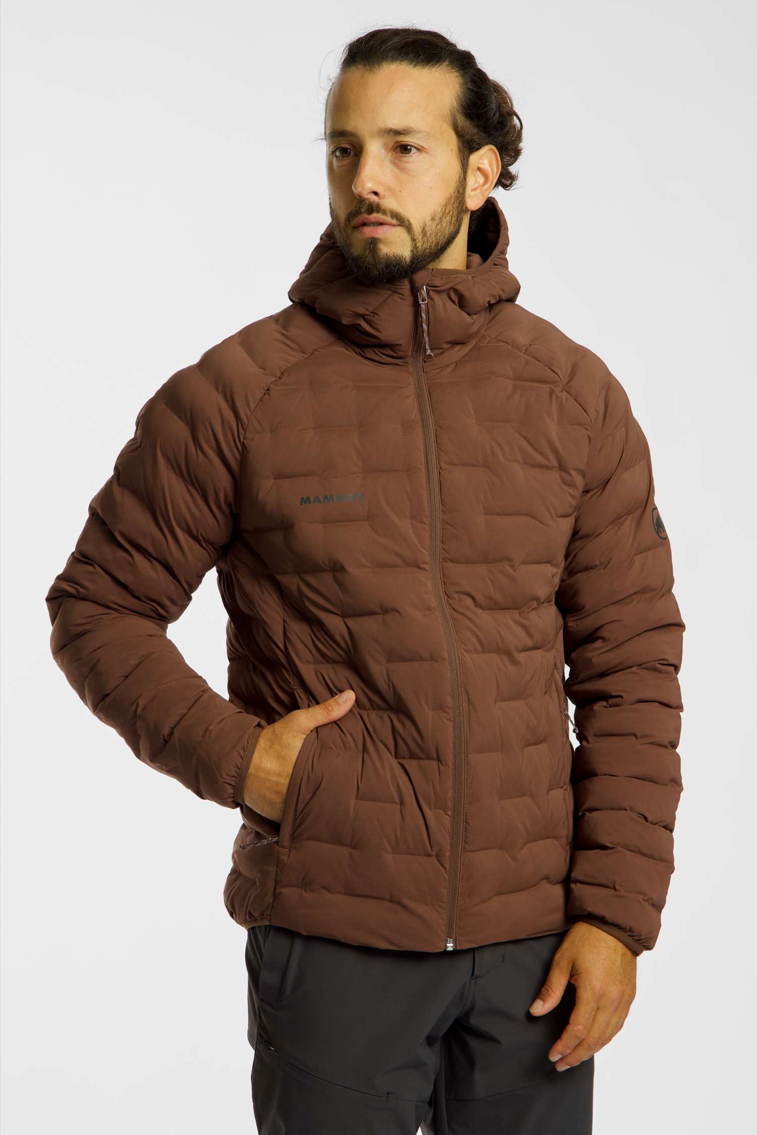 Image of MAMMUT Sender Hooded Herren Outdoorjacke Braun, Herren, Größe: L