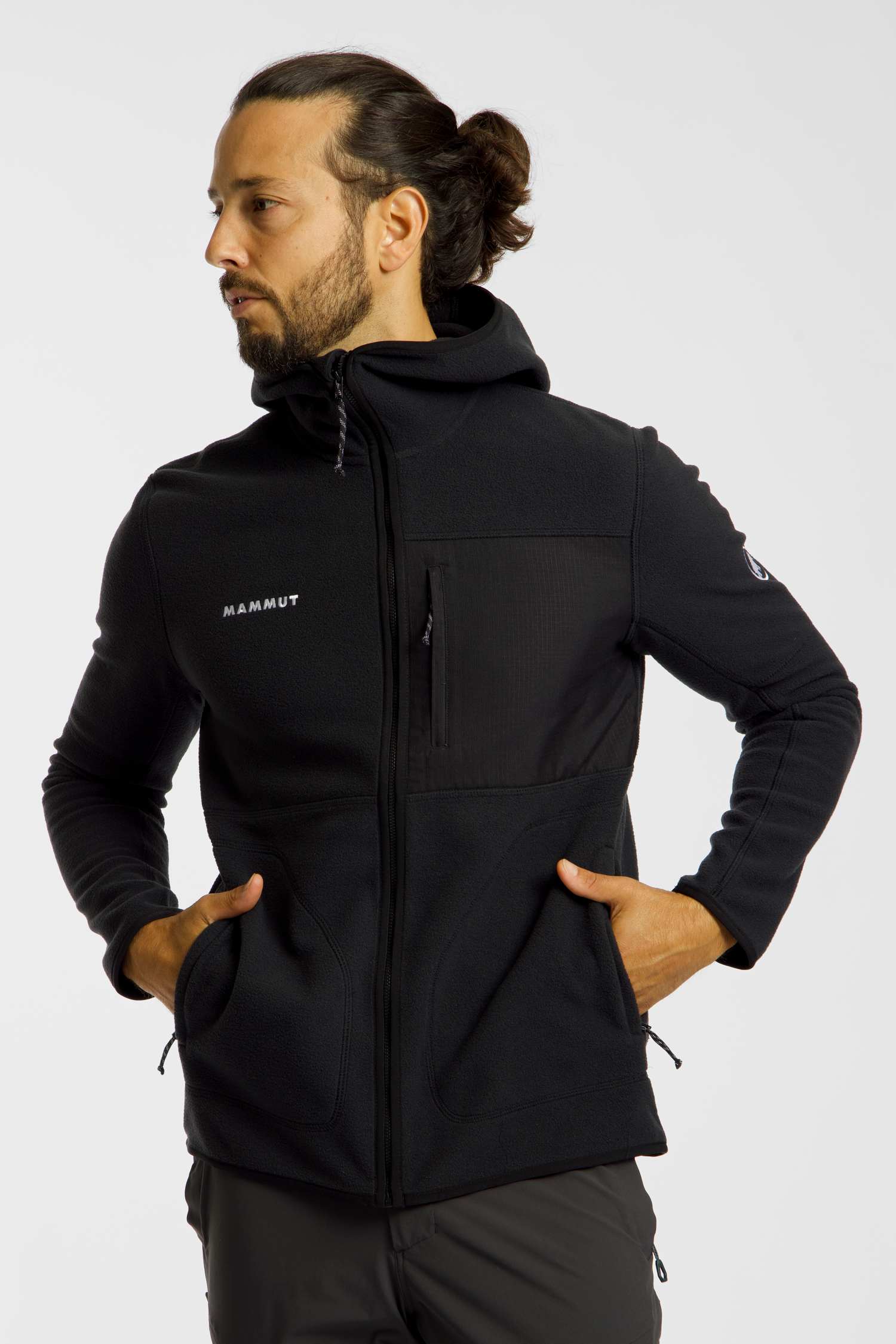 Image of MAMMUT Tamaro Hooded Herren Midlayer Schwarz, Herren, Größe: L
