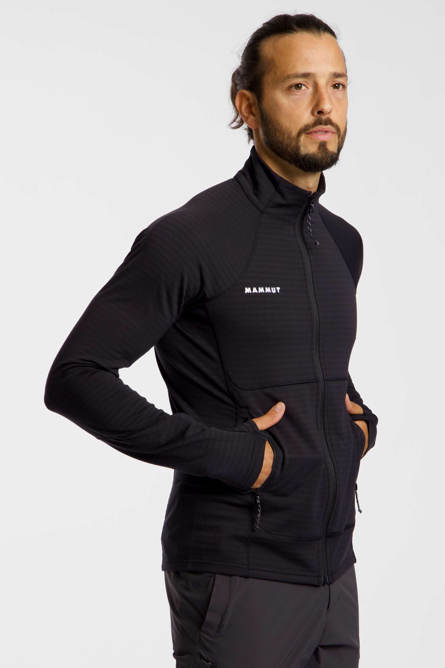 Image of MAMMUT Taiss Herren Midlayer Schwarz, Herren, Größe: L