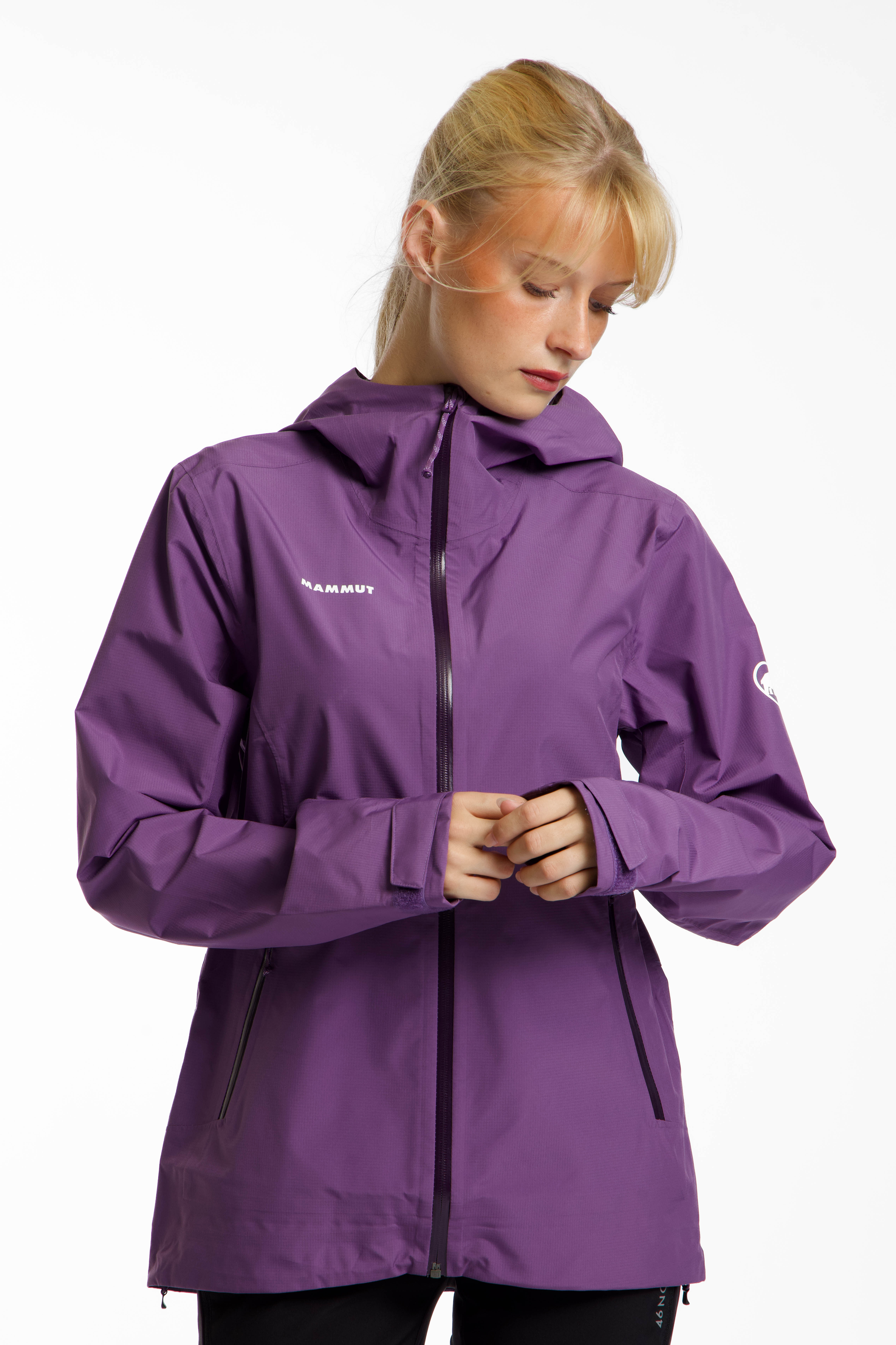 Image of MAMMUT Alto Light Hooded Damen Outdoorjacke Lila, Damen, Größe: L