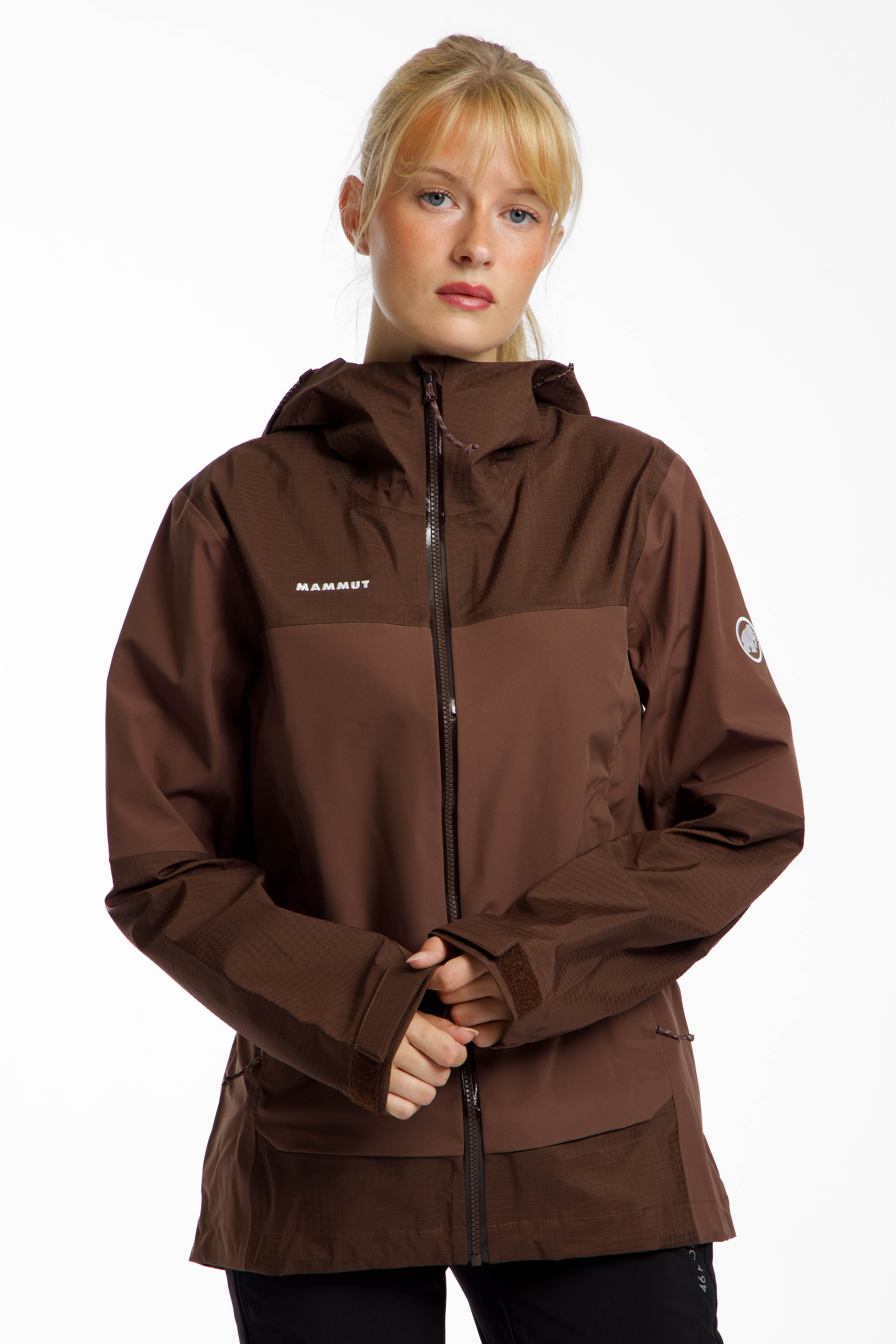 Image of MAMMUT Ducan Guide Hooded Damen Outdoorjacke Braun, Damen, Größe: L
