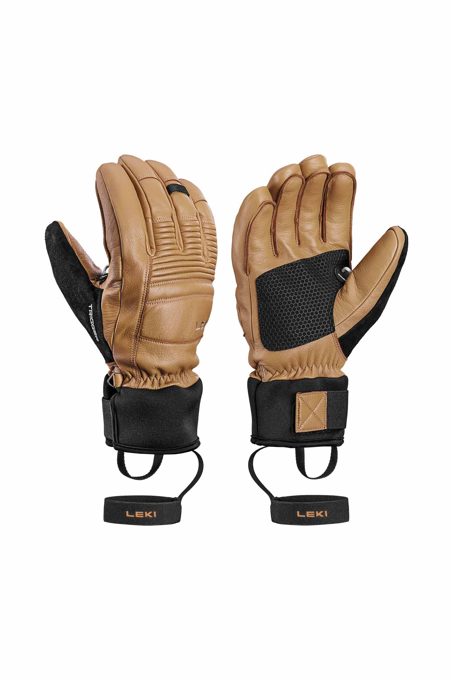 Image of LEKI Tyton Pro TR Herren Skihandschuh Braun, Herren, Größe: 10