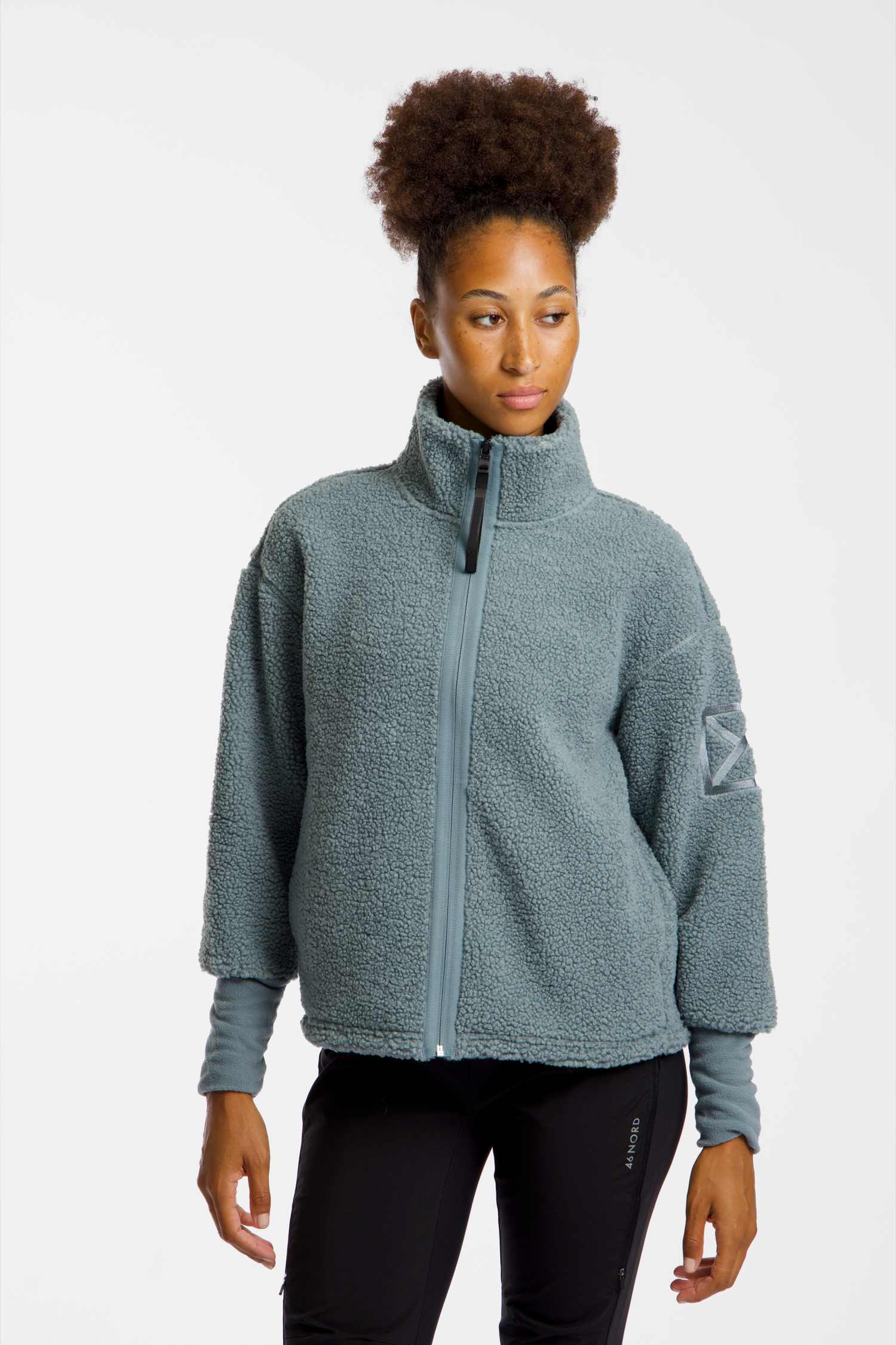 Image of Didriksons Mella Damen Midlayer Hellblau, Damen, Größe: 40