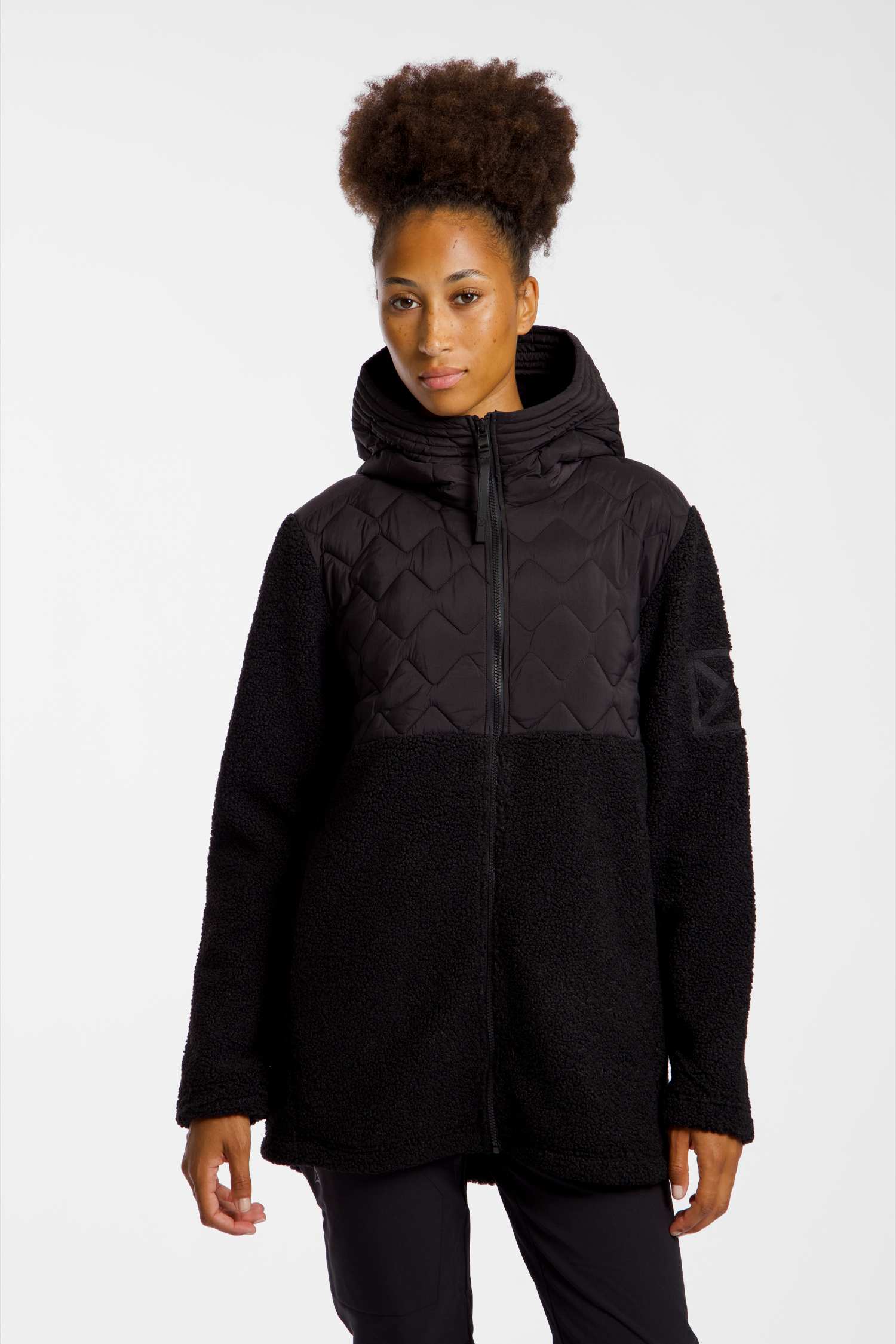 Image of Didriksons Bibi Damen Midlayer Schwarz, Damen, Größe: 40