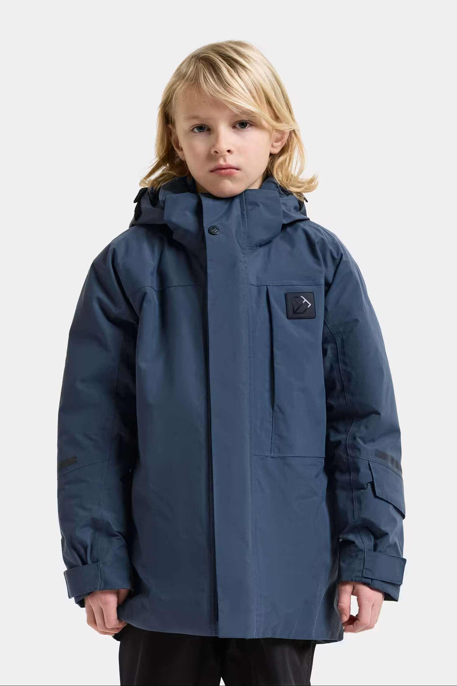 Image of Didriksons Gabbro Kinder Outdoorjacke Blau, , Größe: 140