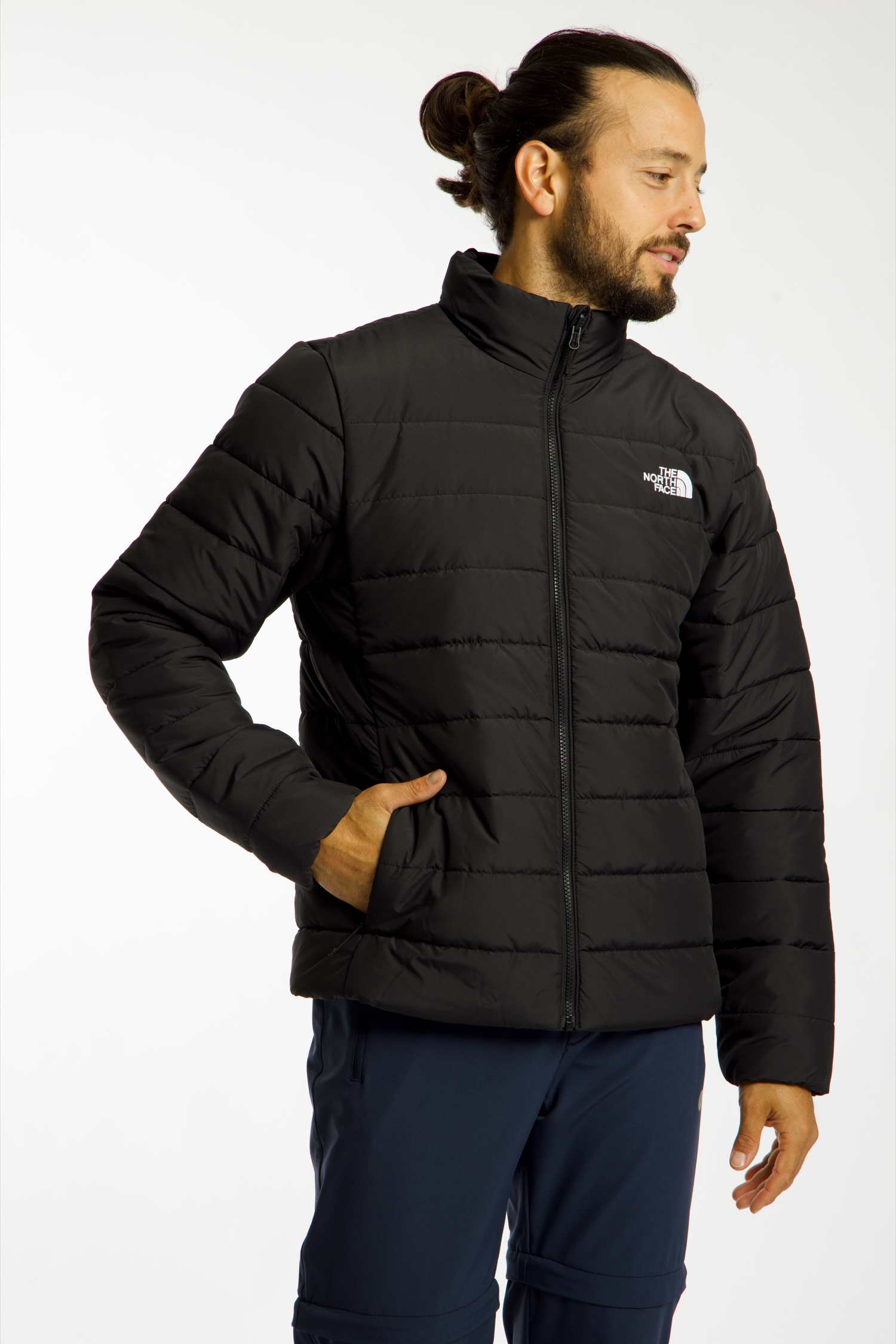 Image of The North Face Aconcagua Herren Steppjacke Schwarz, Herren, Größe: L