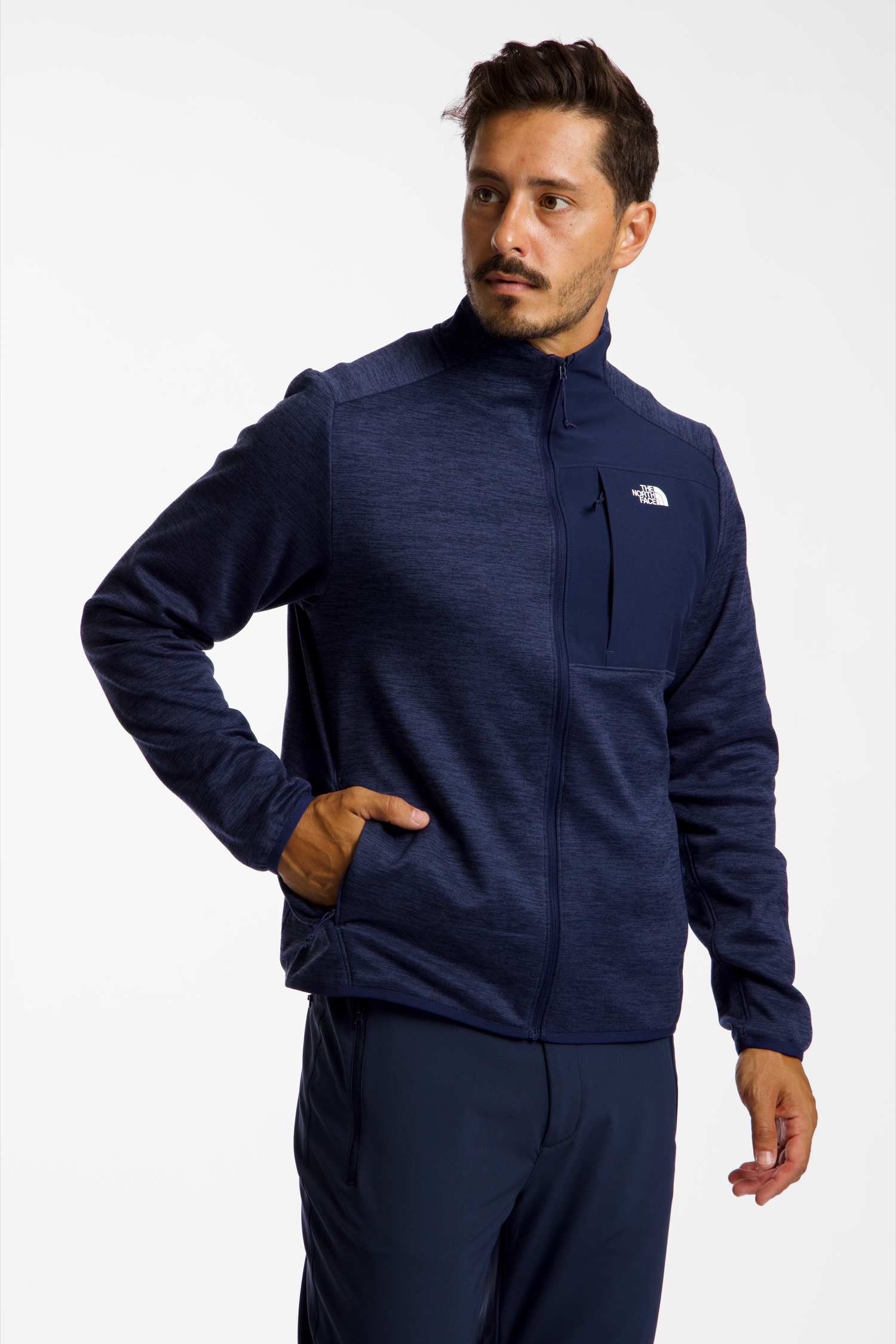 Image of The North Face TNF Performance Fleece Full-Zip Herren Midlayer Dunkelblau, Herren, Größe: L