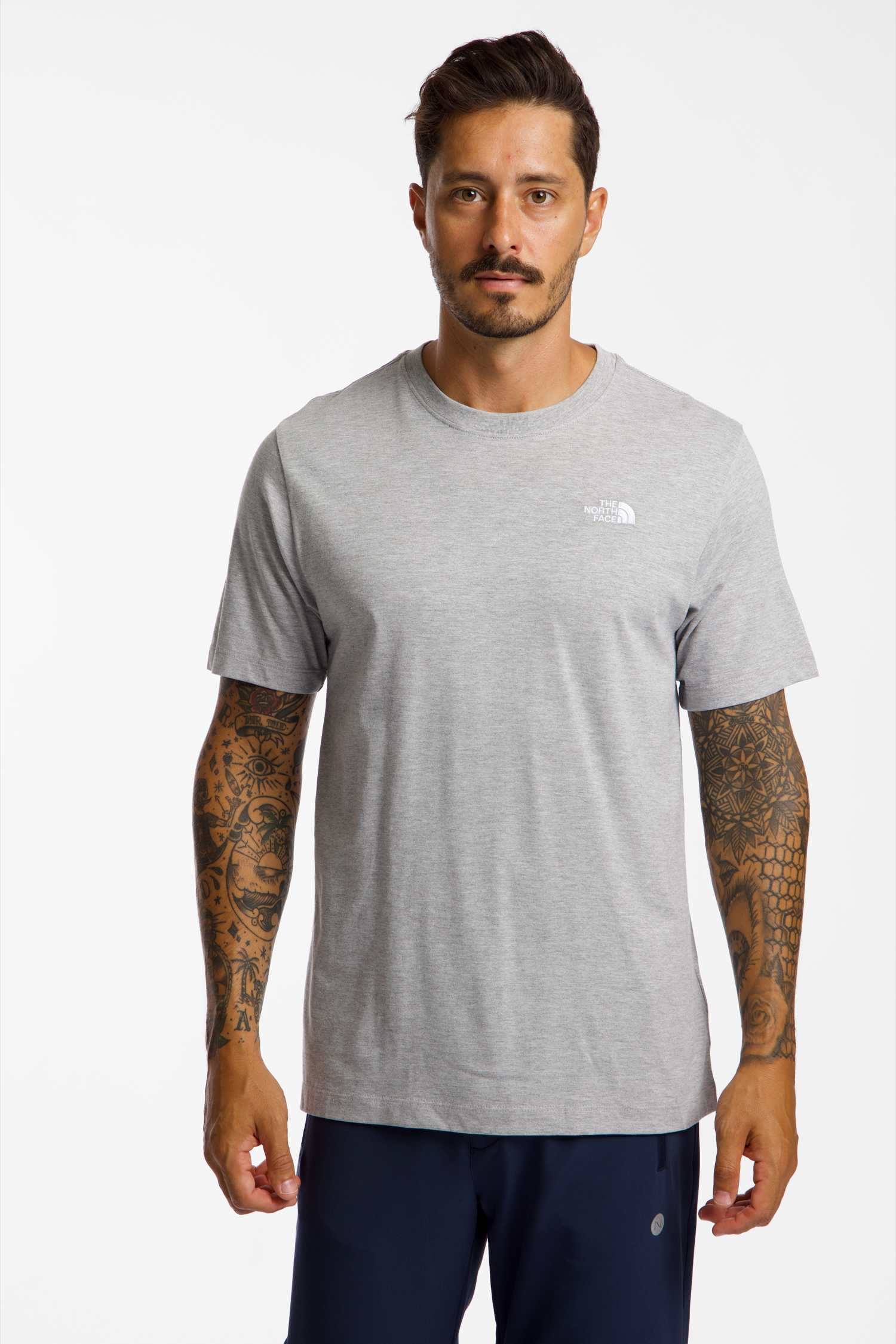 Image of The North Face Evolution Simple Dome Herren T-Shirt Hellgrau, Herren, Größe: L